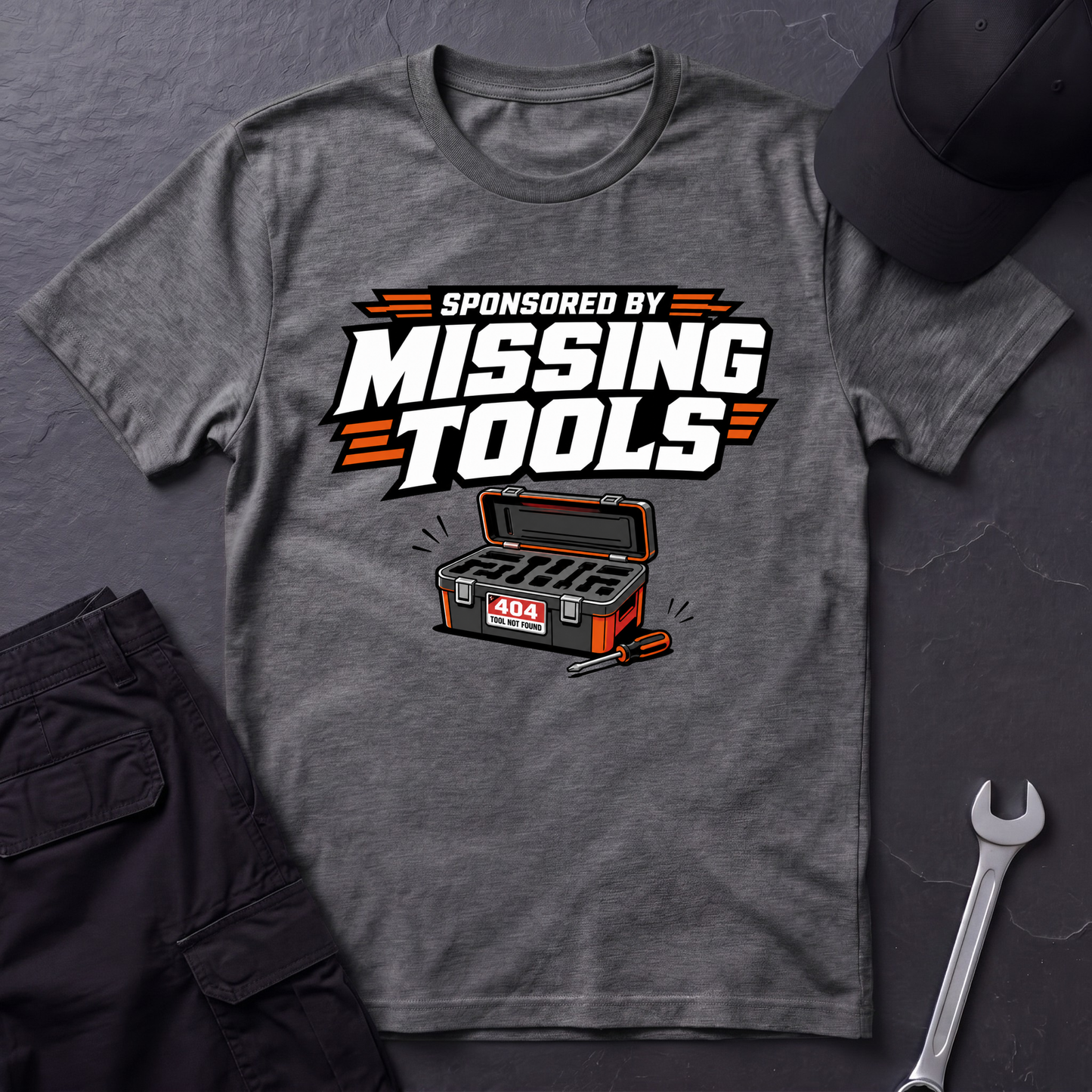 Sponsored By Missing Tools  T-Shirt