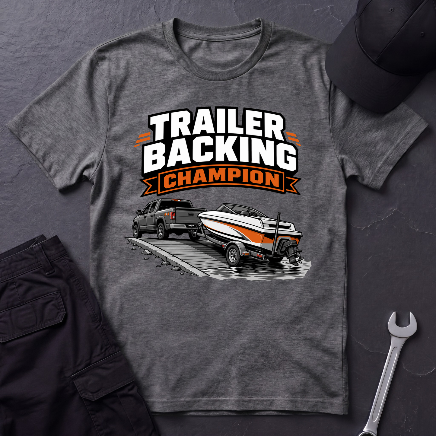 Trailer Backing Champion  T-Shirt