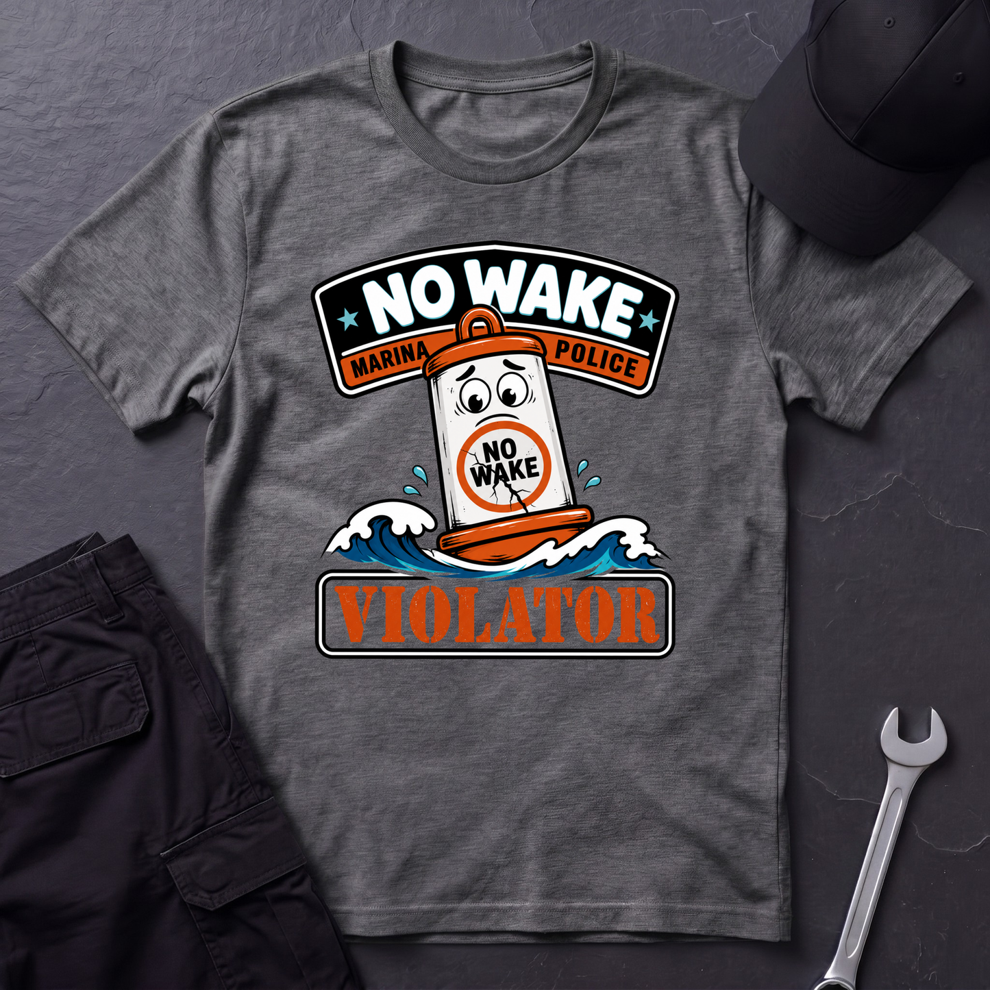 No Wake Violator  T-Shirt