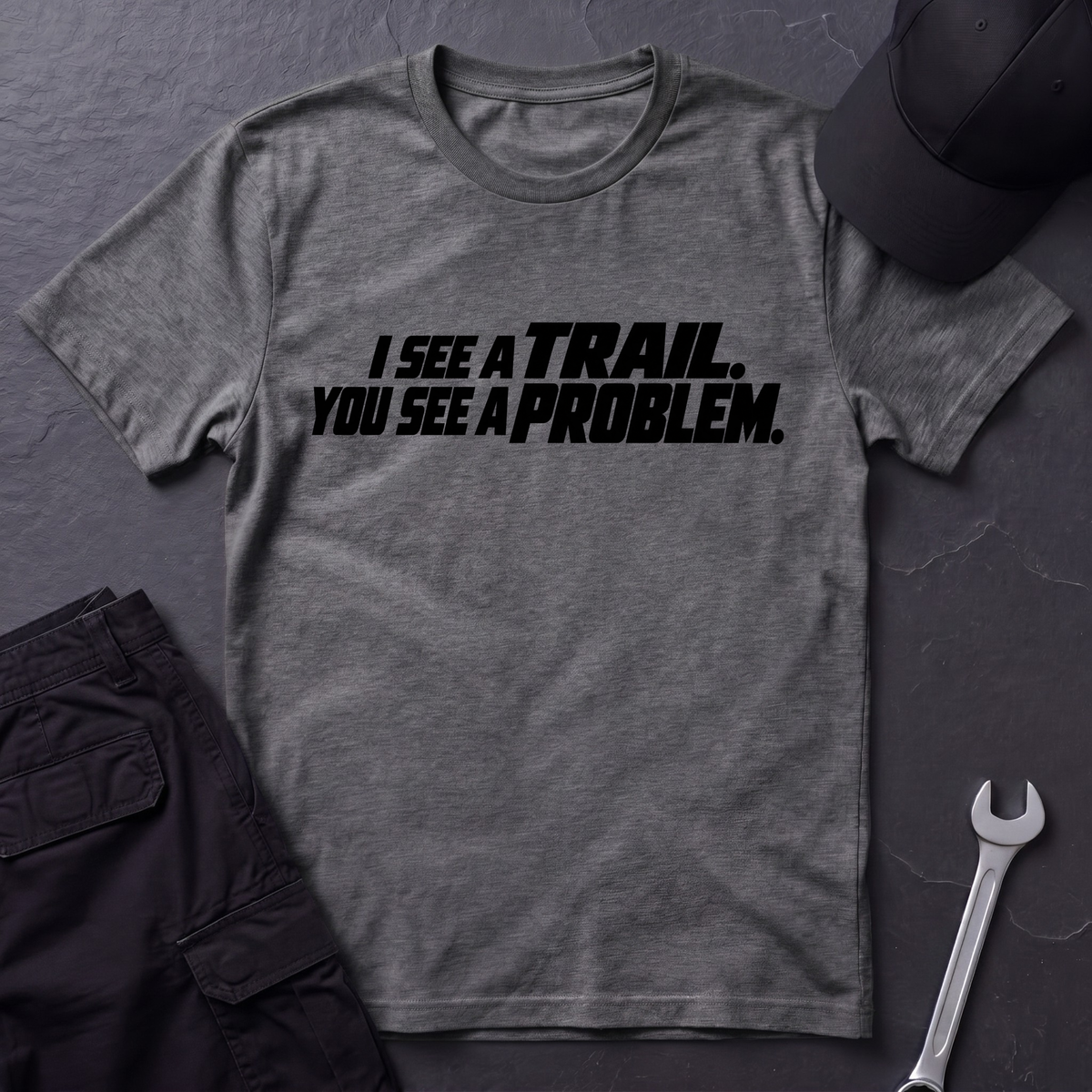 I See A Trail.  T-Shirt