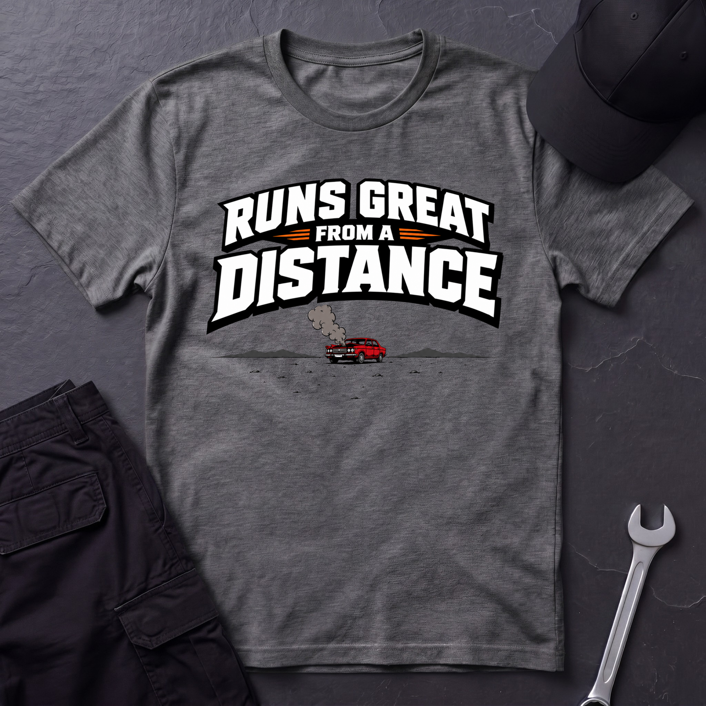 Runs Great From A Distance  T-Shirt