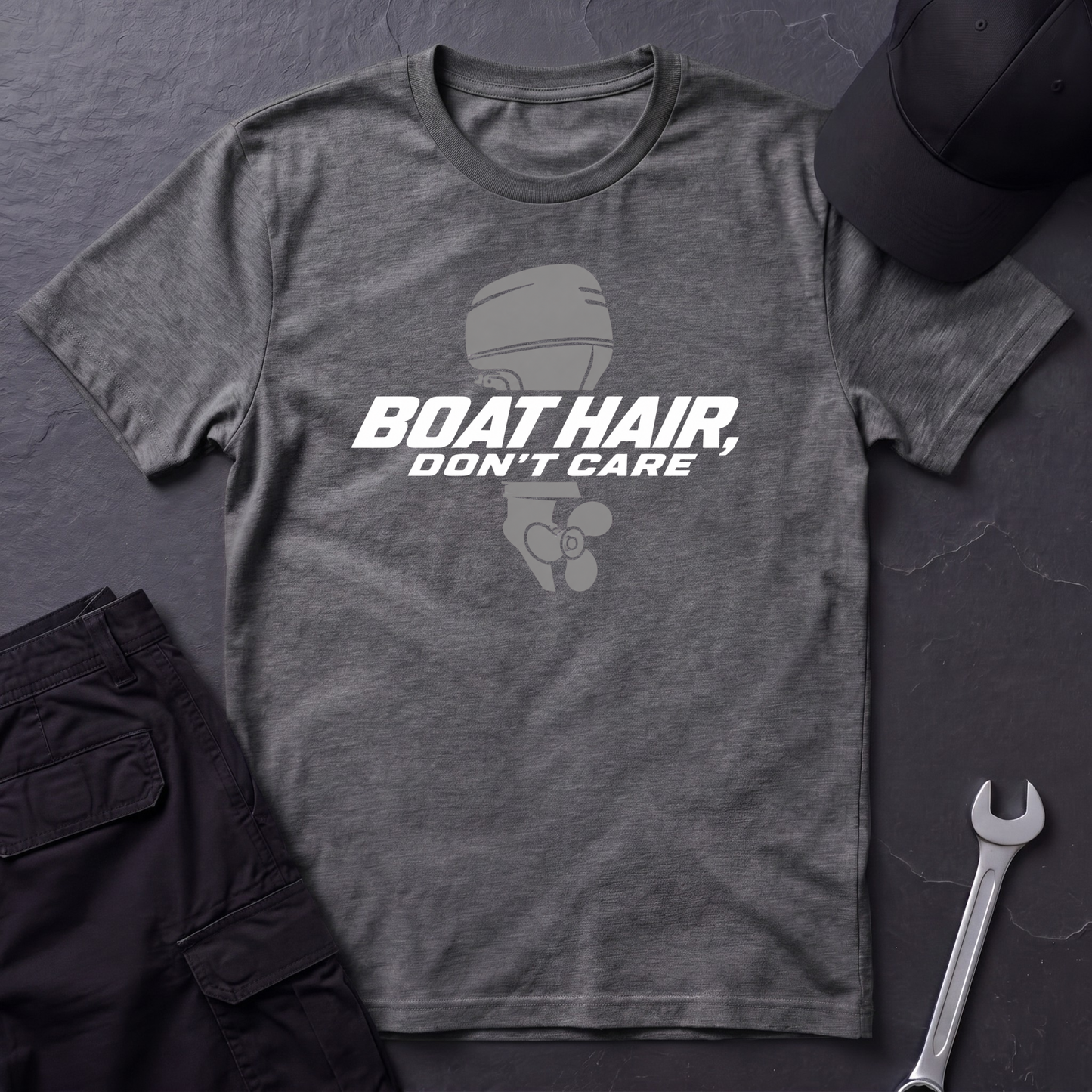 Boat Hair, Don't Care  T-Shirt