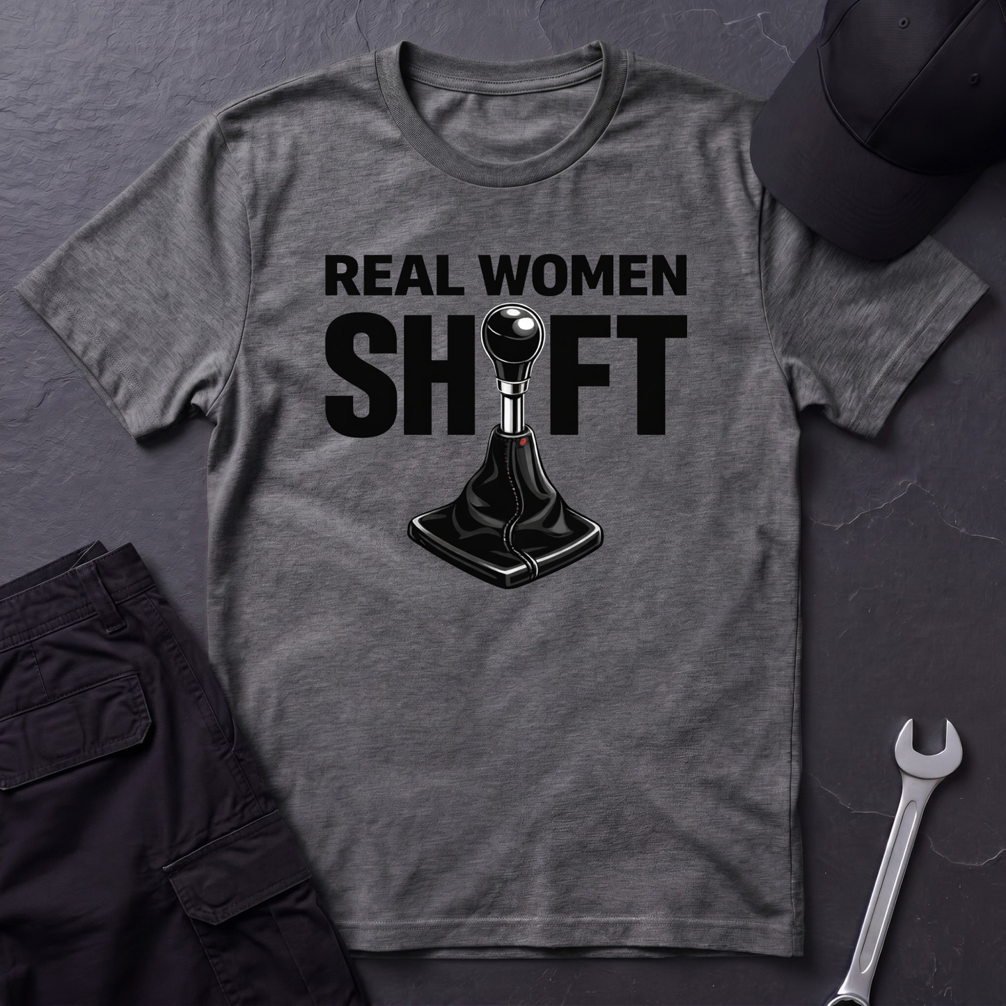 Real Women Shift black  T-Shirt