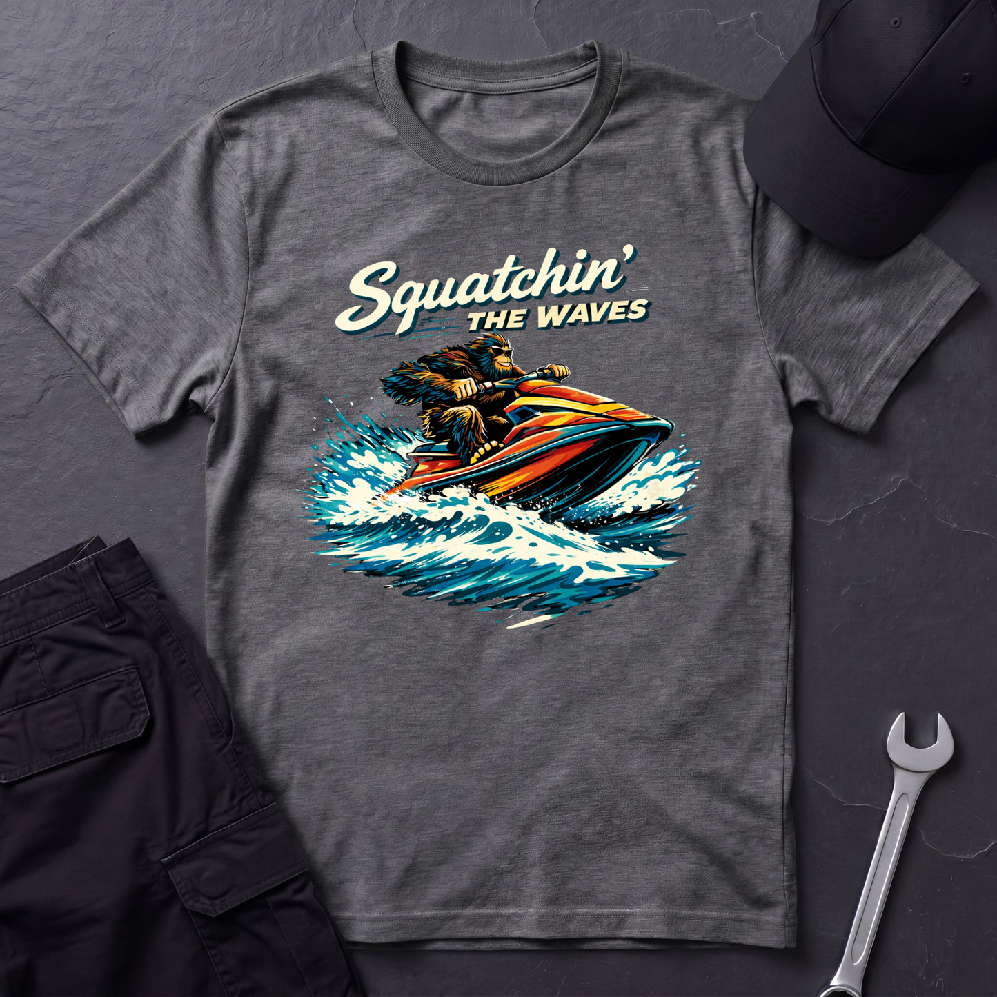 Squatchin' The Waves  T-Shirt