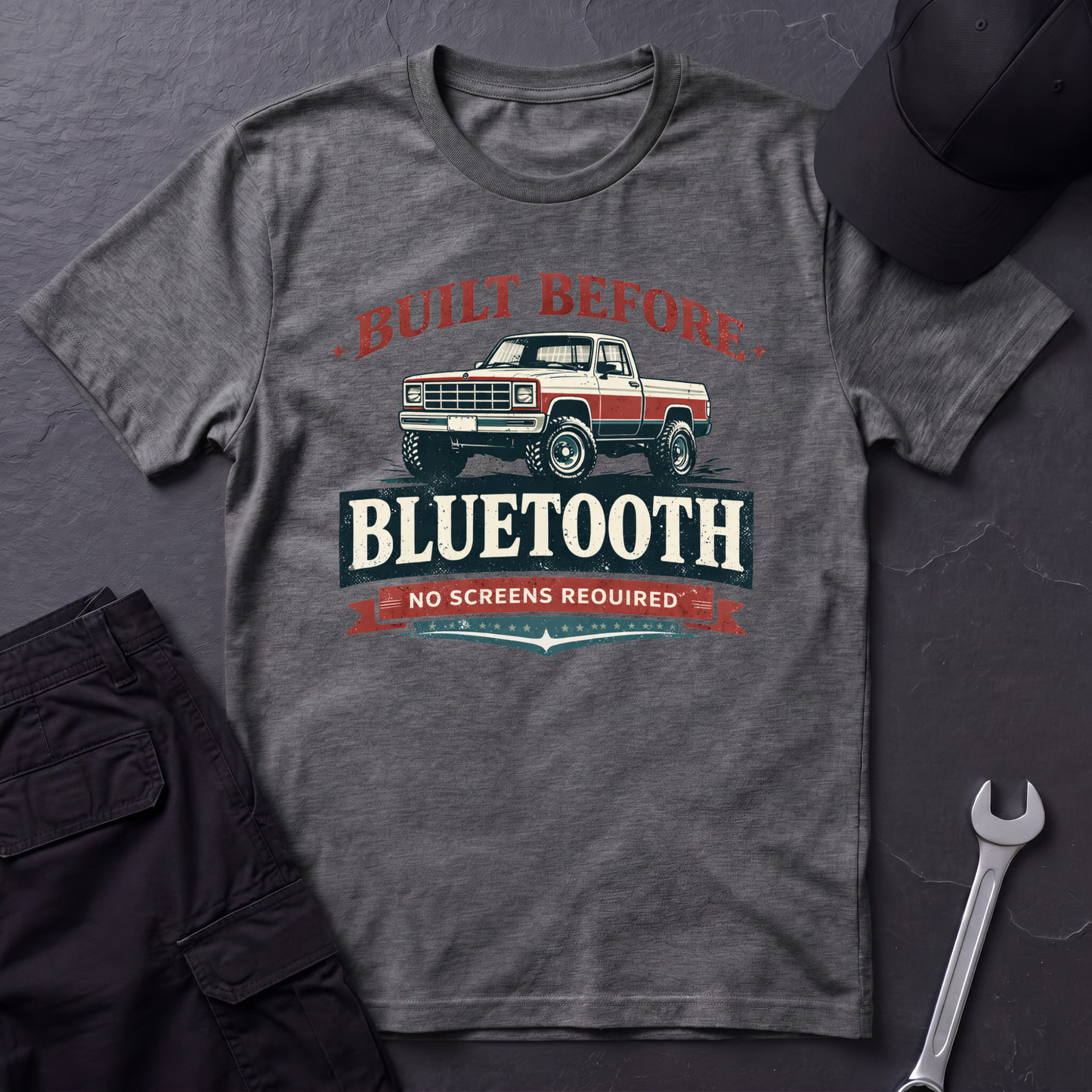 Before Bluetooth Squarebody T-Shirt