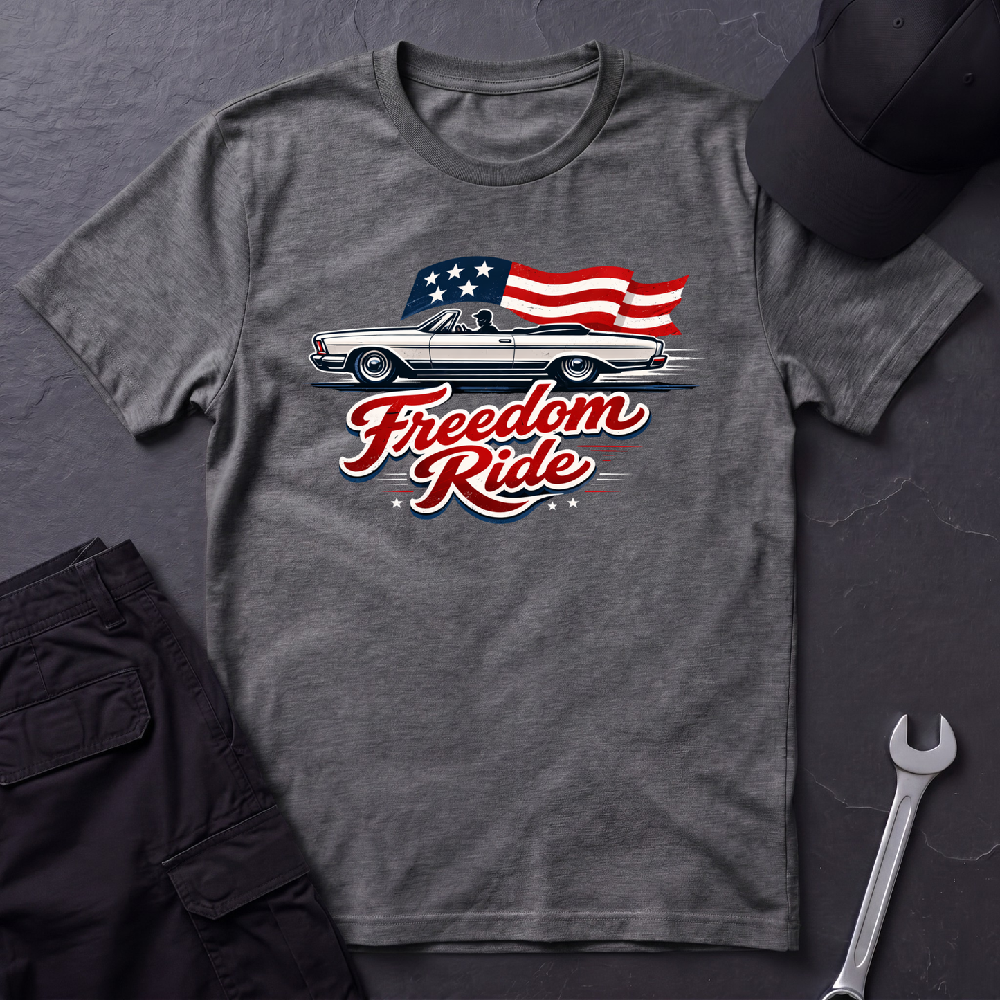 Freedom Ride Flag T-Shirt