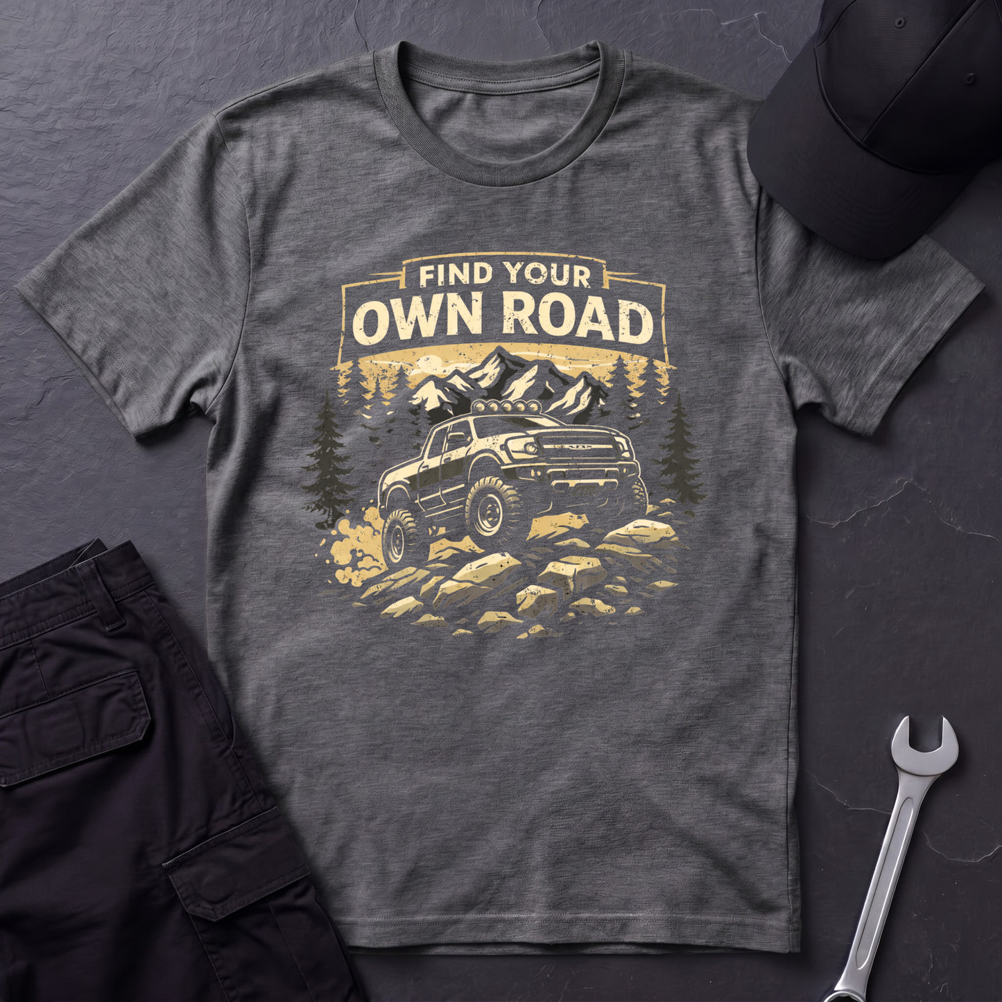 Find Your Own Road Truck T-Shirt