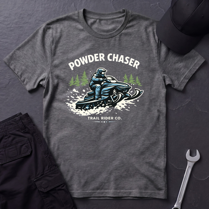 Powder Chaser Snowmobile  T-Shirt