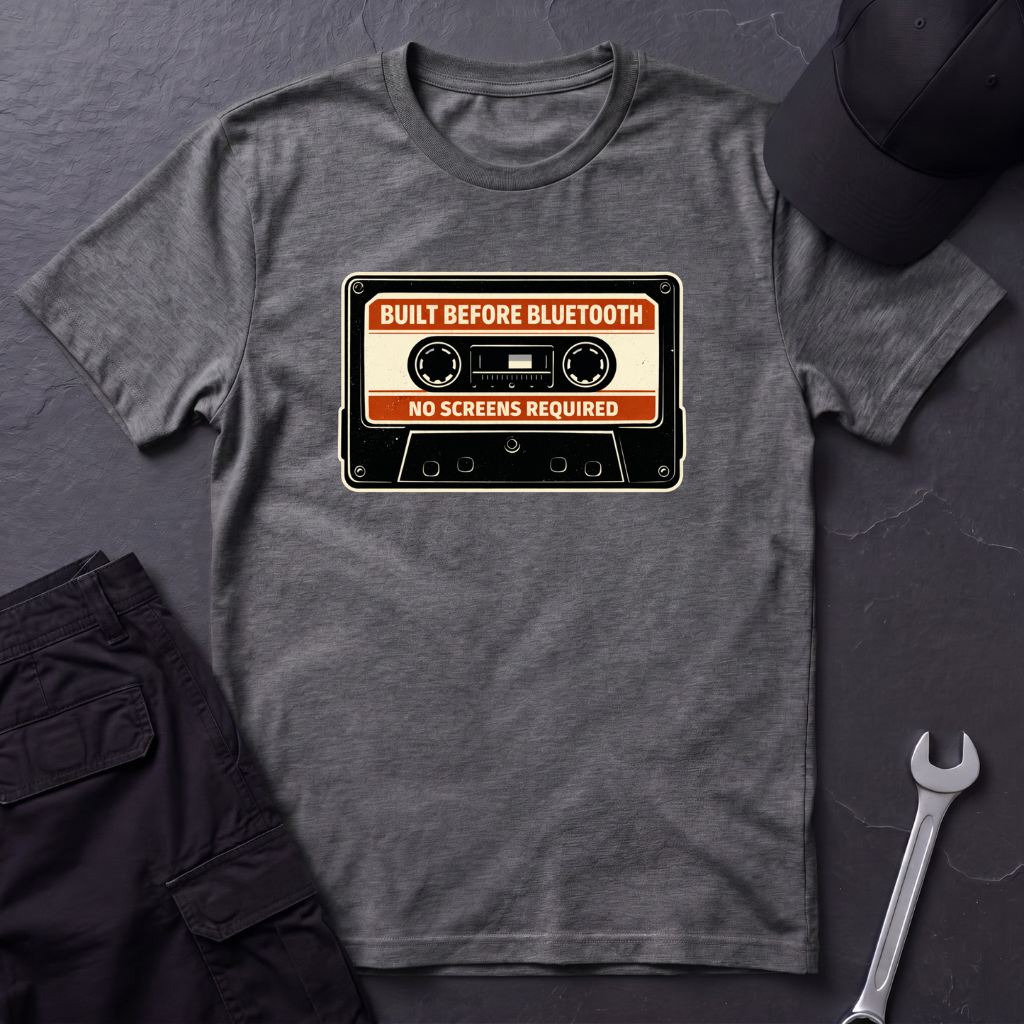 Before Bluetooth Cassette T-Shirt