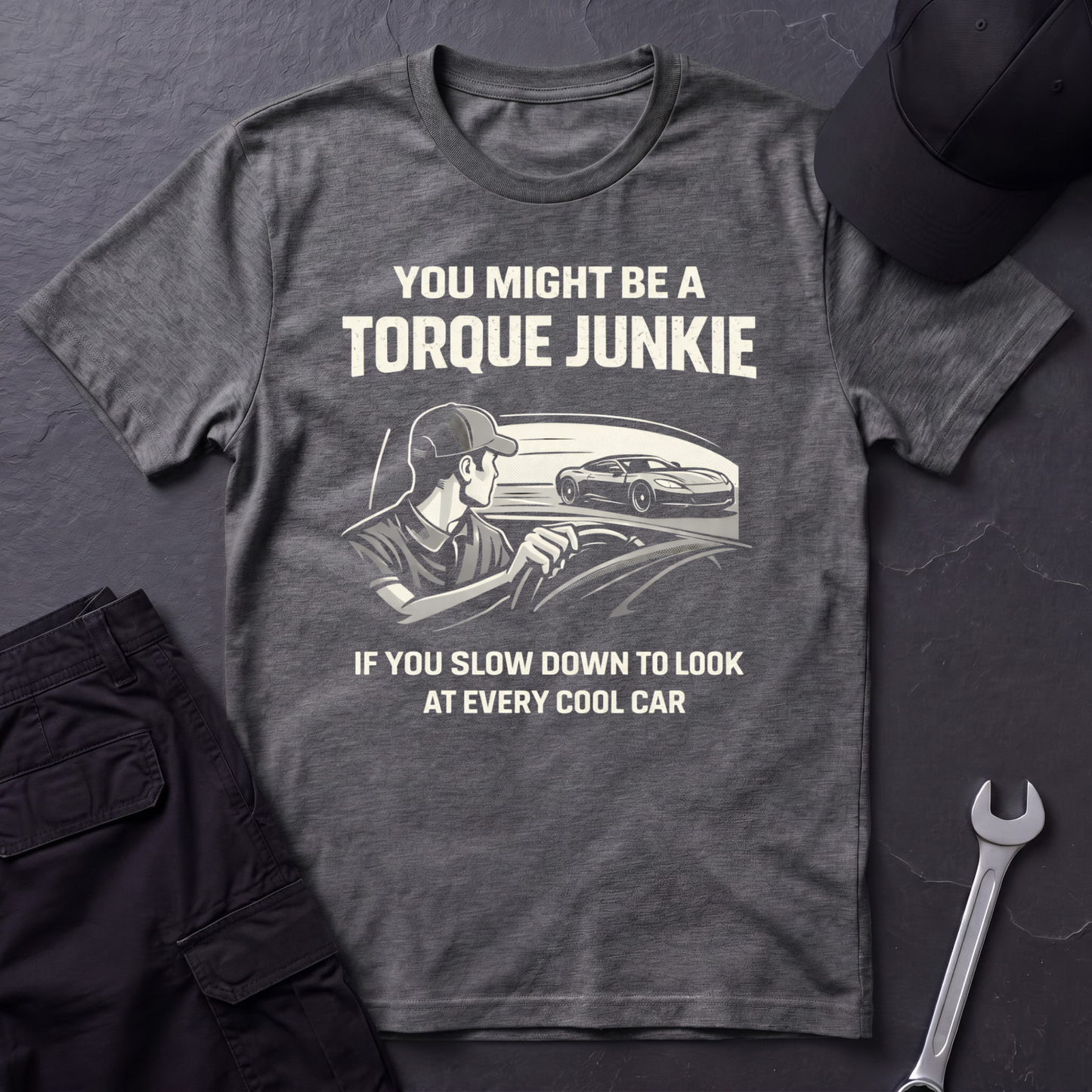 Slow Down To Look At Cars  T-Shirt