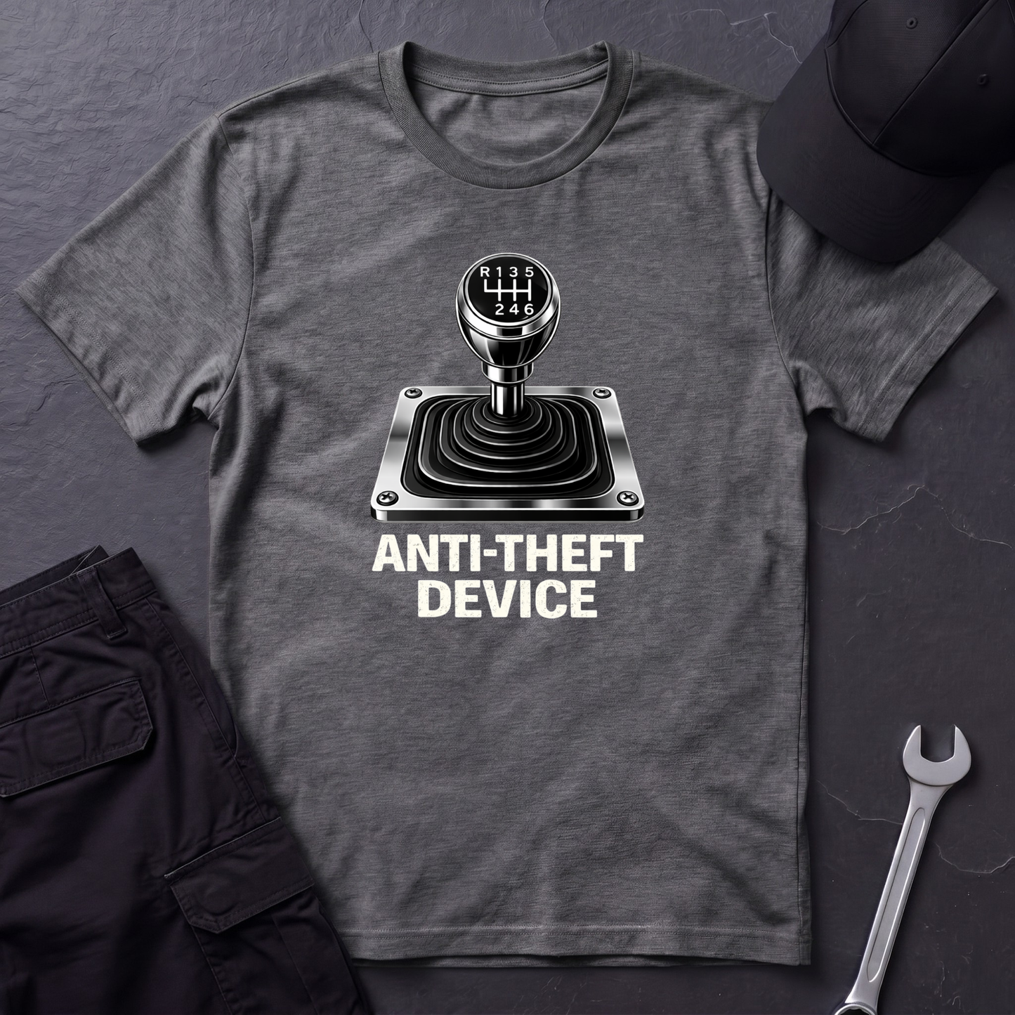 Anti-Theft Device Stickshift T-Shirt