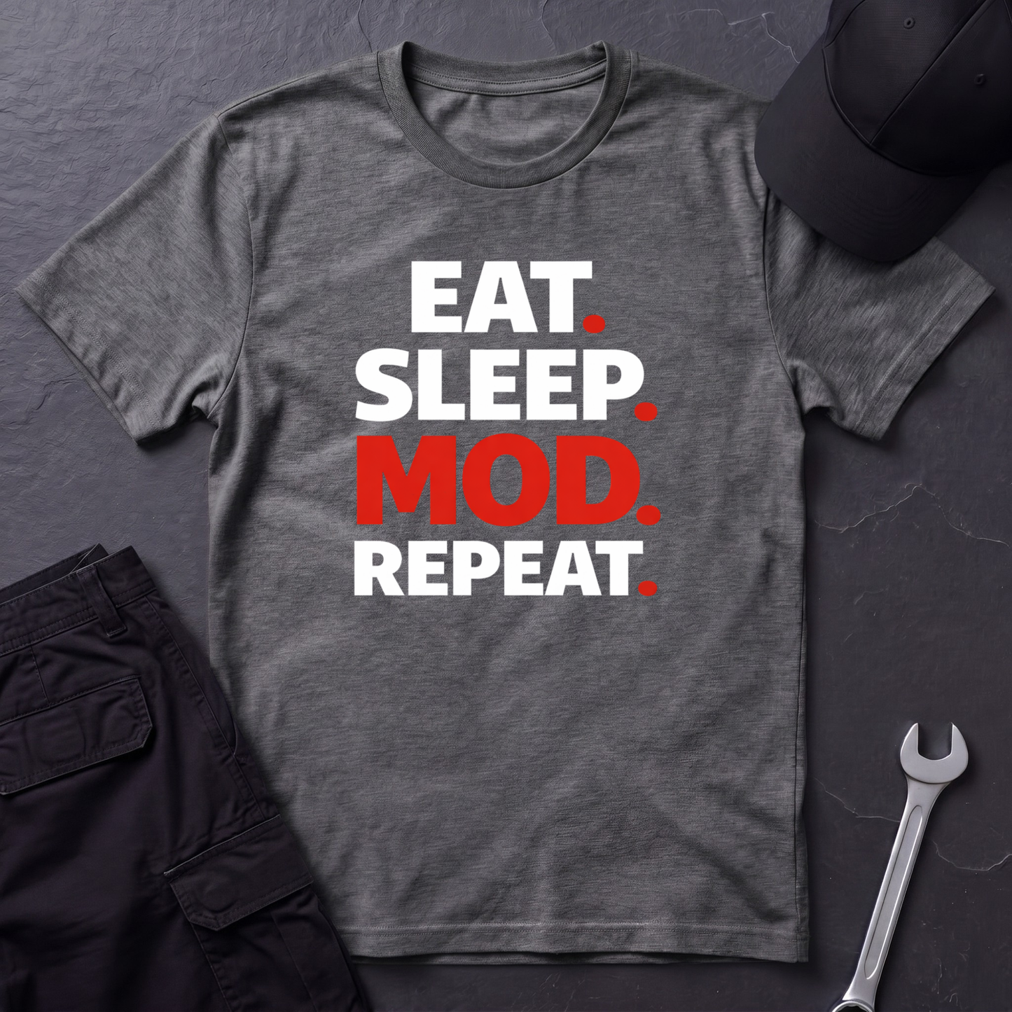 Eat. Sleep. Mod. Repeat. T-Shirt