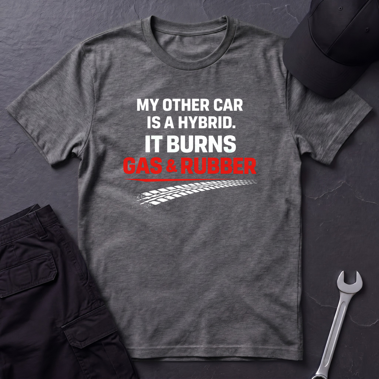 It Burns Gas & Rubber T-Shirt