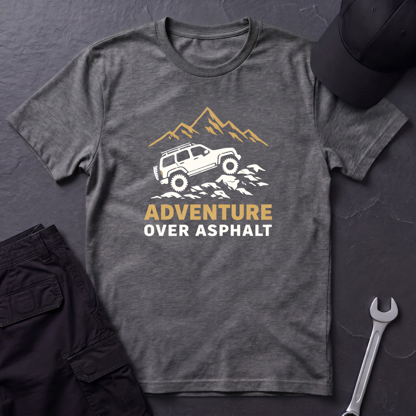 Adventure Over Asphalt T-Shirt