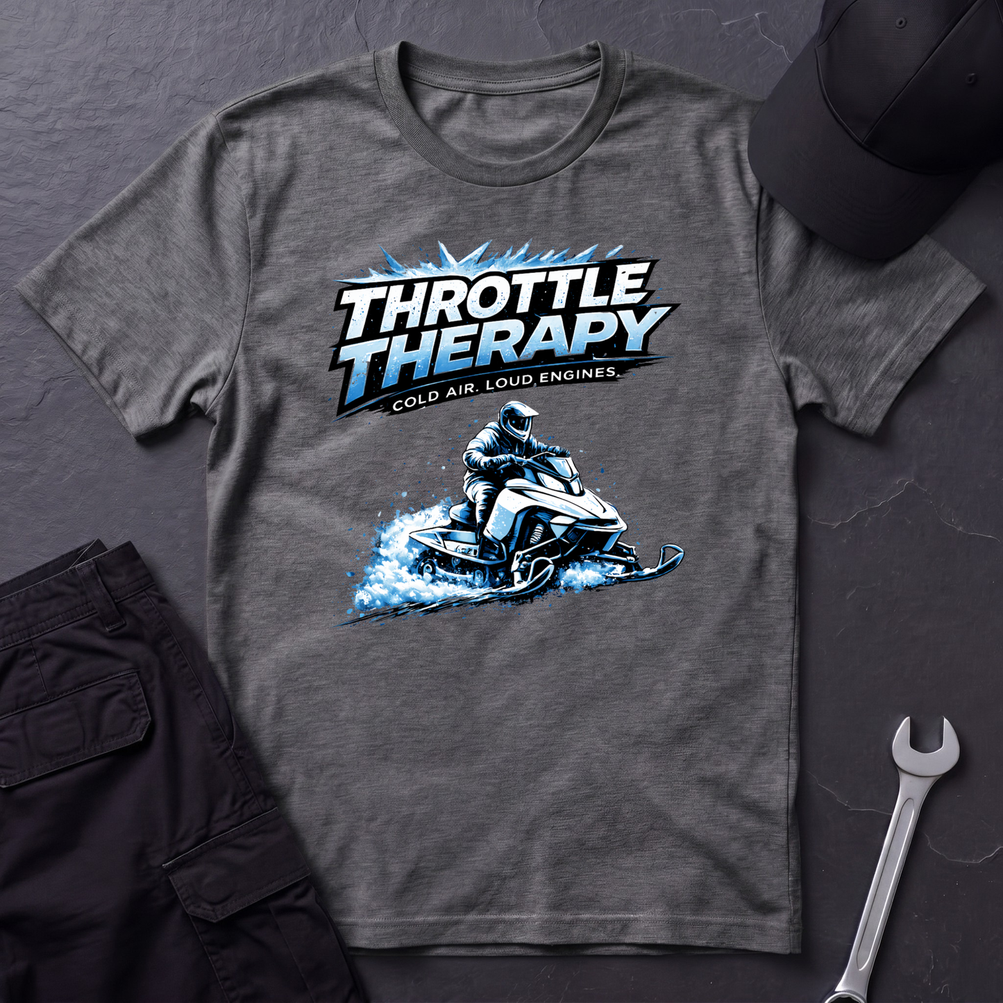 Throttle Therapy Snowmobile  T-Shirt