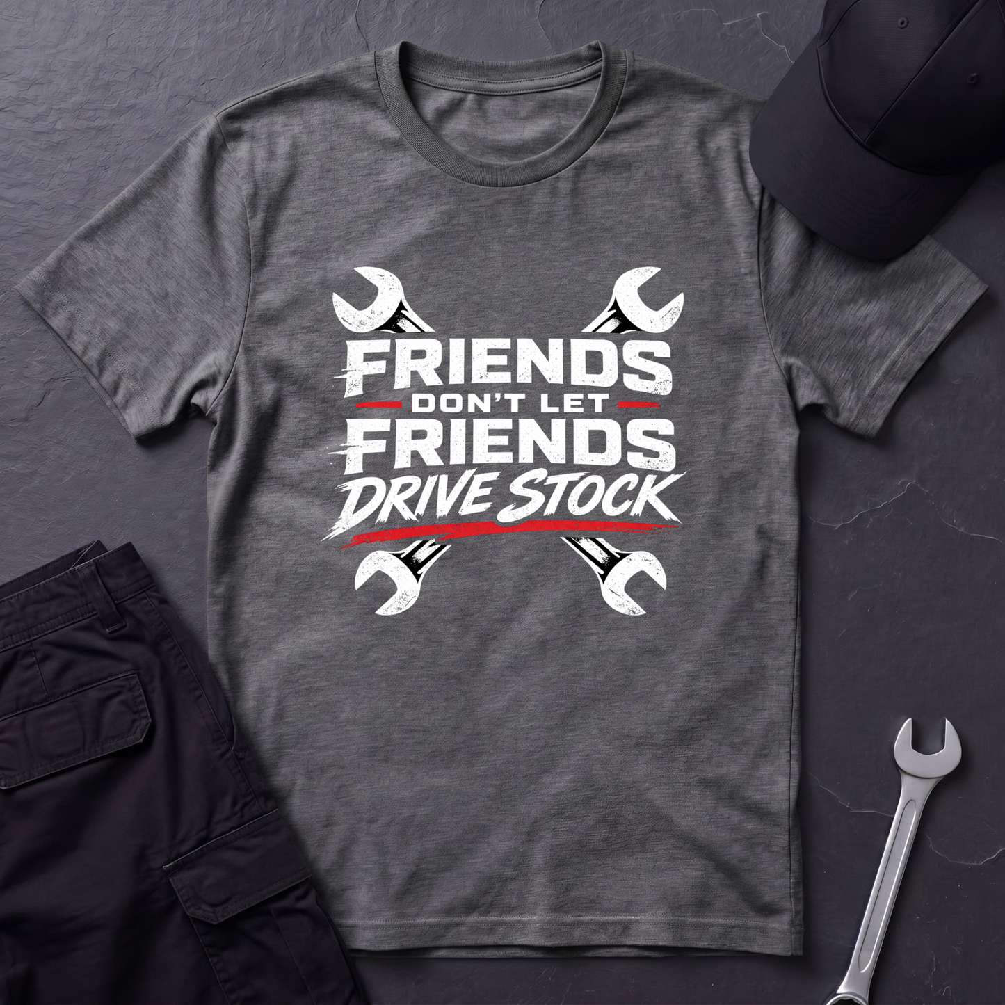 Don't Let Friends Drive Stock  T-Shirt
