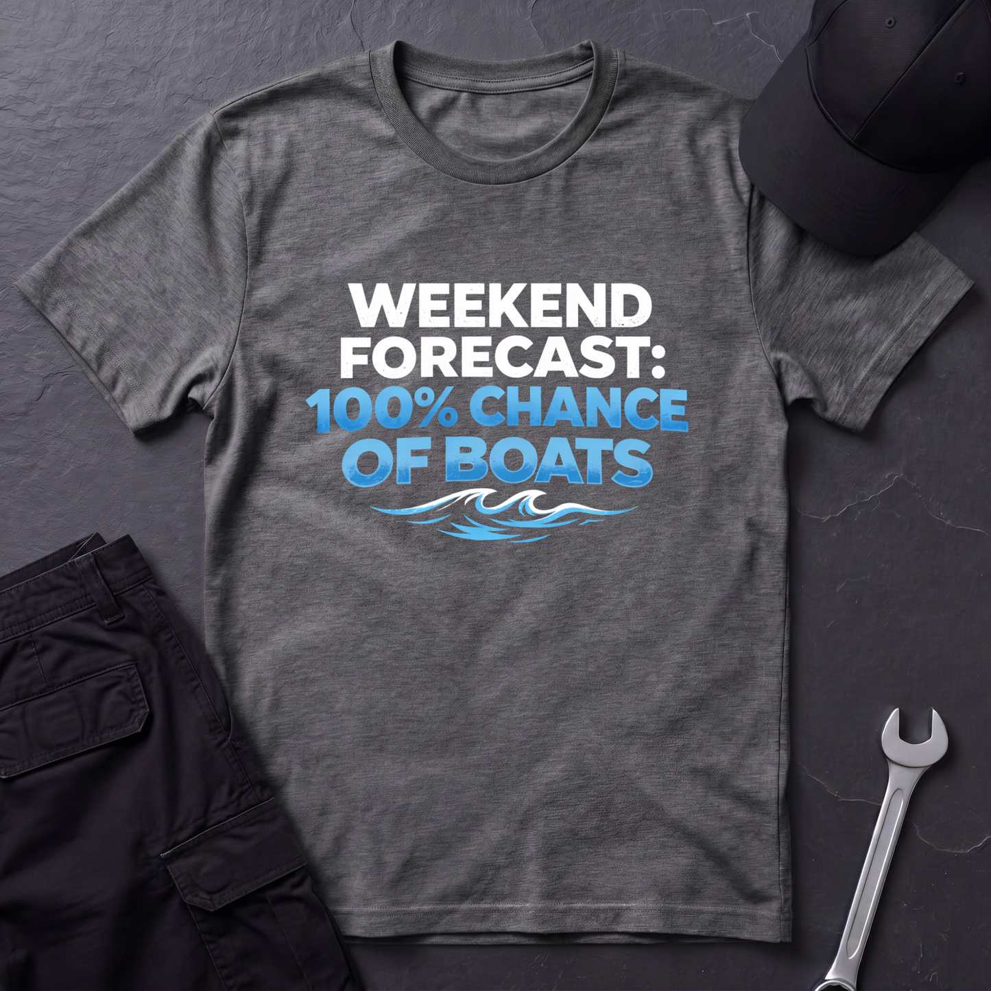 100% Chance Of Boats T-Shirt