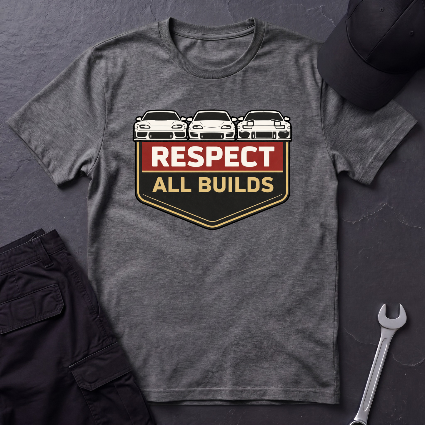 Respect All Builds  T-Shirt