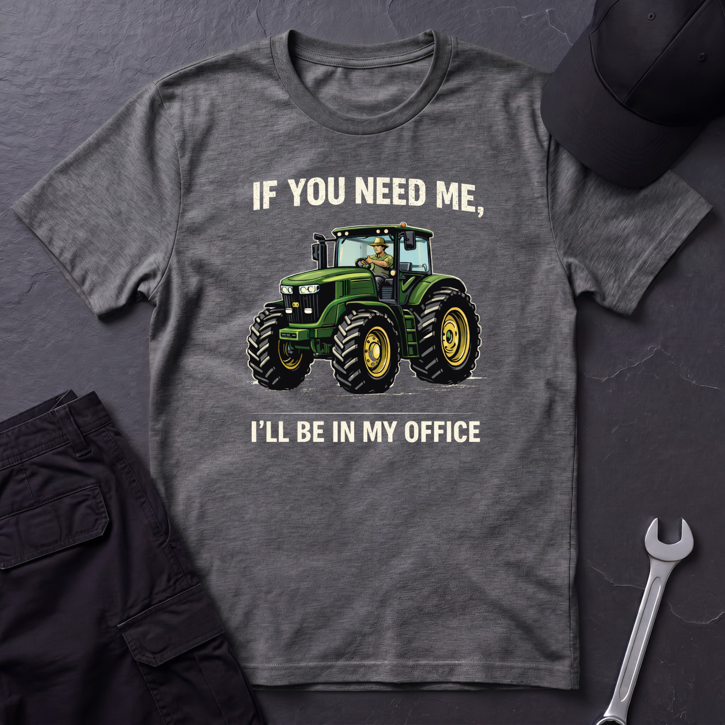 I'll Be In My Office Tractor  T-Shirt