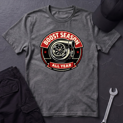 Boost Season All Year dark T-Shirt
