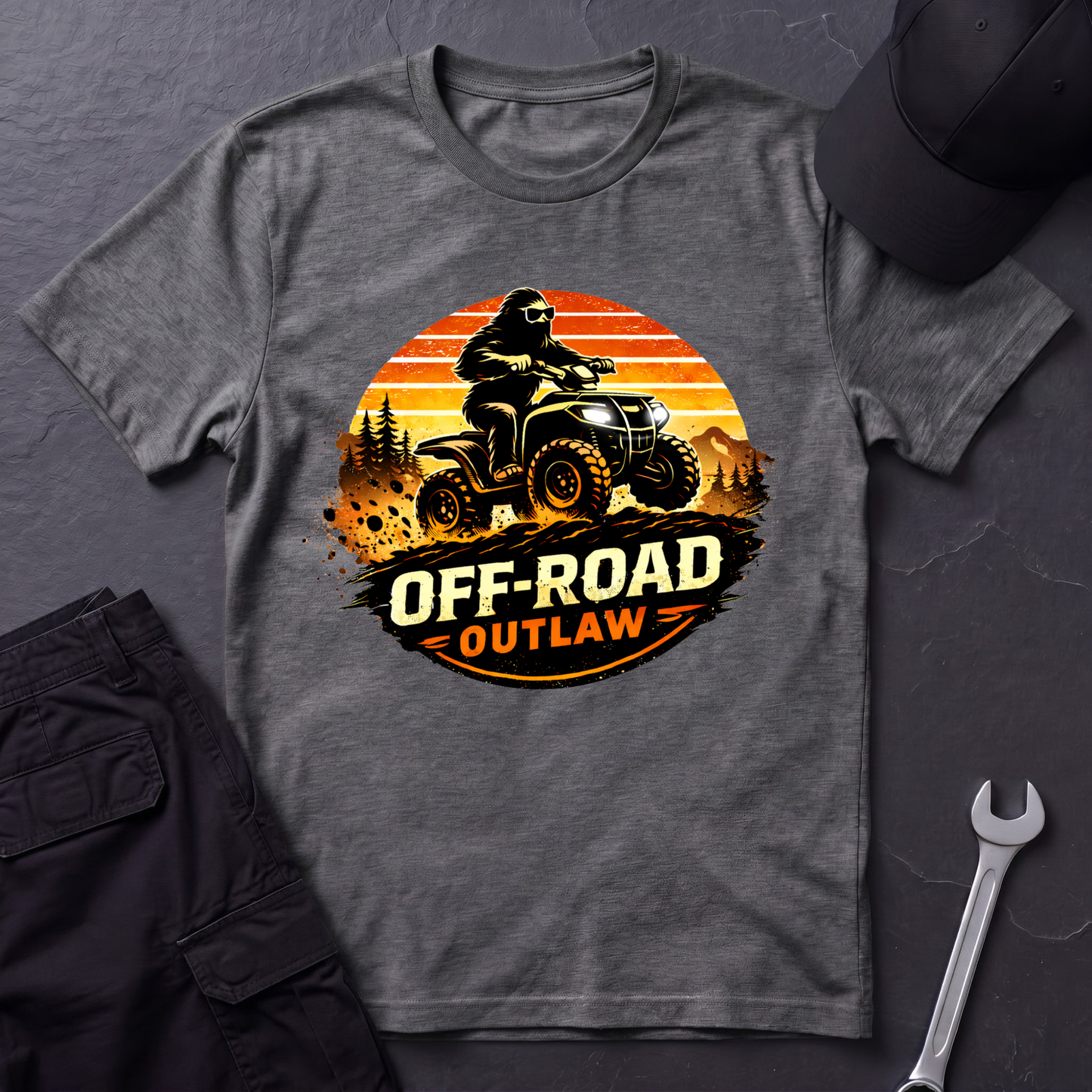 Off Road Outlaw Bigfoot  T-Shirt