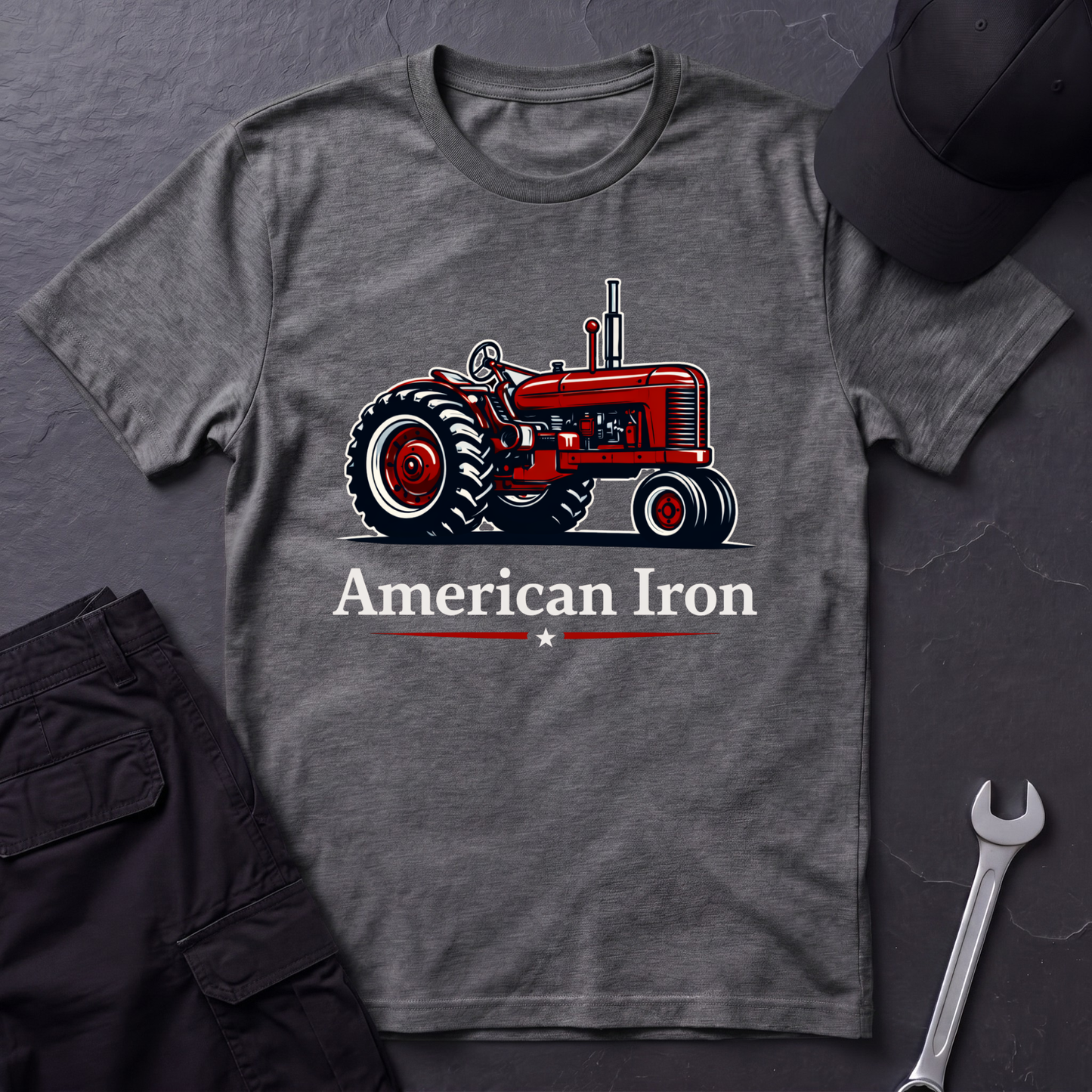 American Iron Tractor T-Shirt