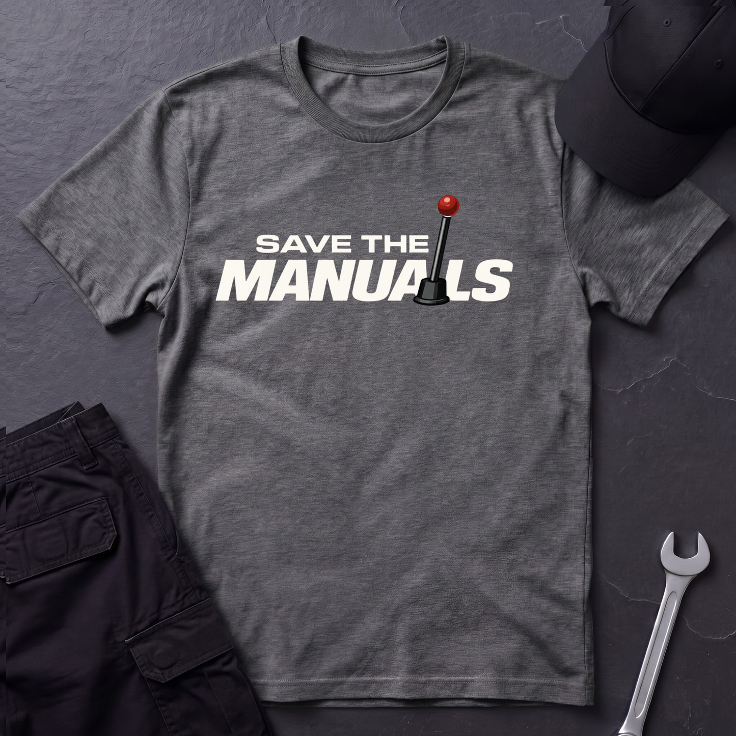 Save The Manuals Outline  T-Shirt
