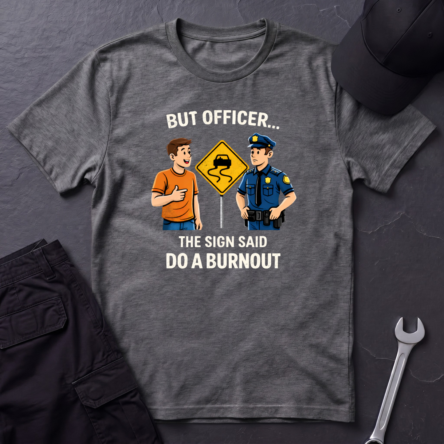 But Officer color T-Shirt