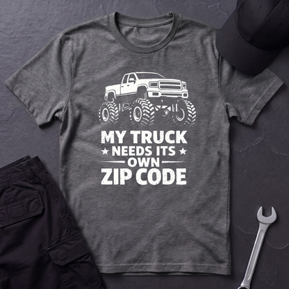 Truck Needs Zip Code  T-Shirt