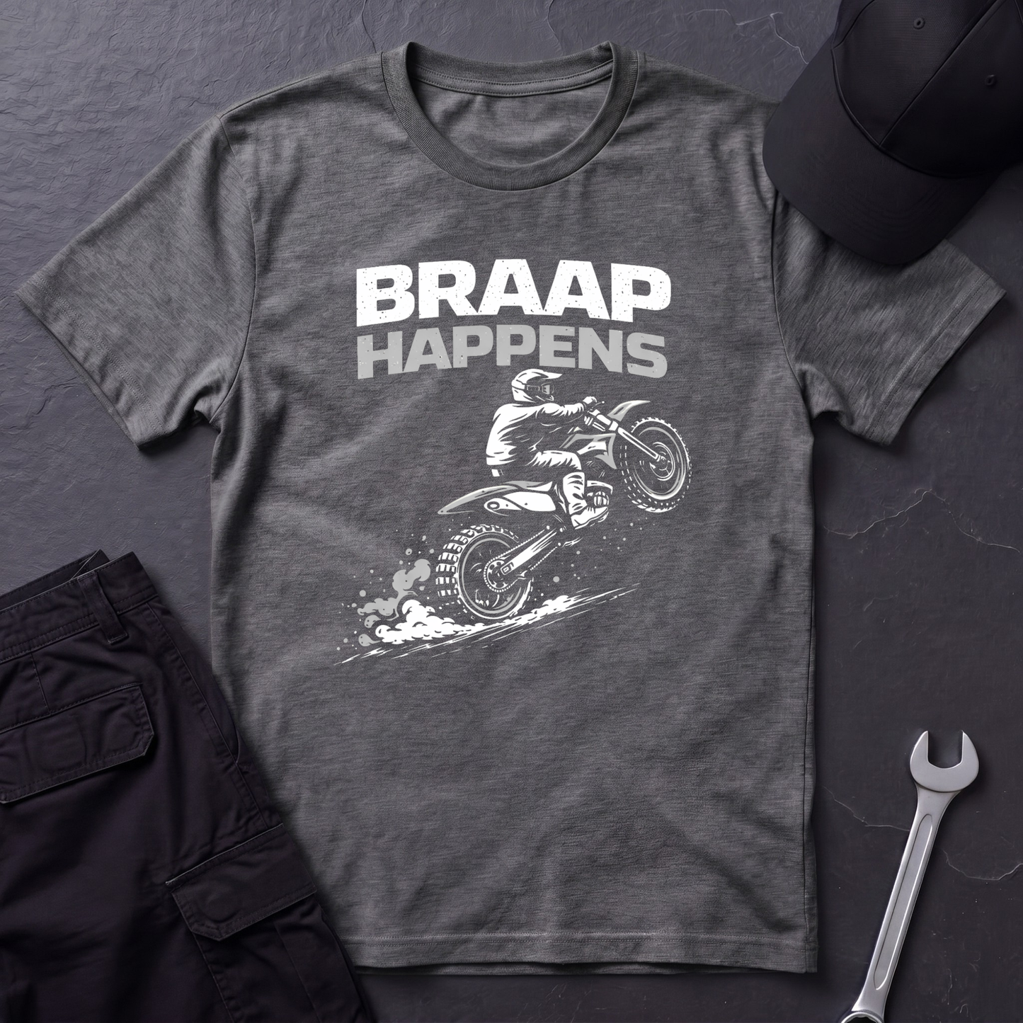 Braap Happens Dirtbike T-Shirt