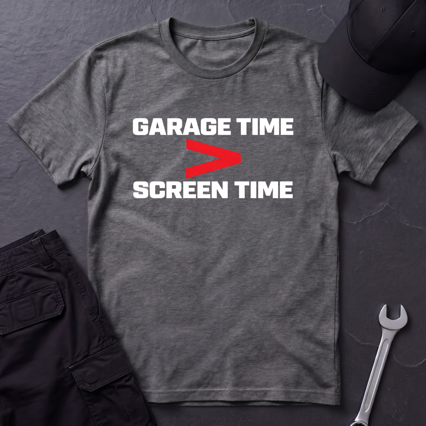 Garage Time > Screen Time  T-Shirt