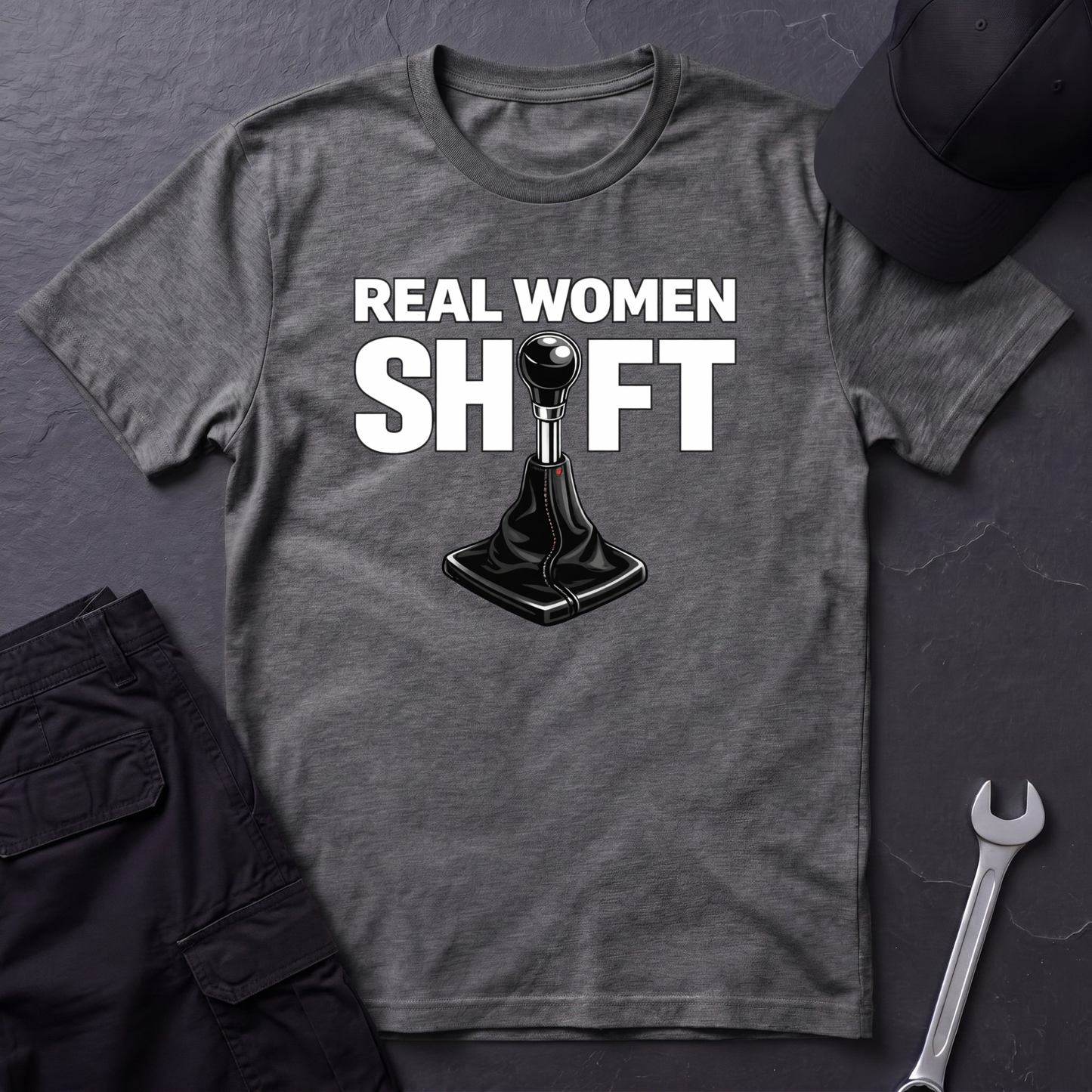 Real Women Shift white  T-Shirt