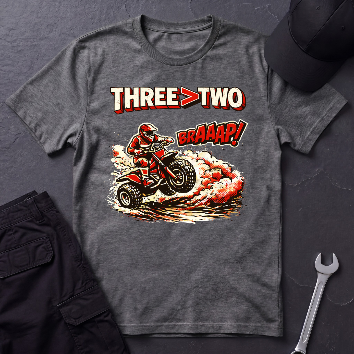 Three > Two  T-Shirt