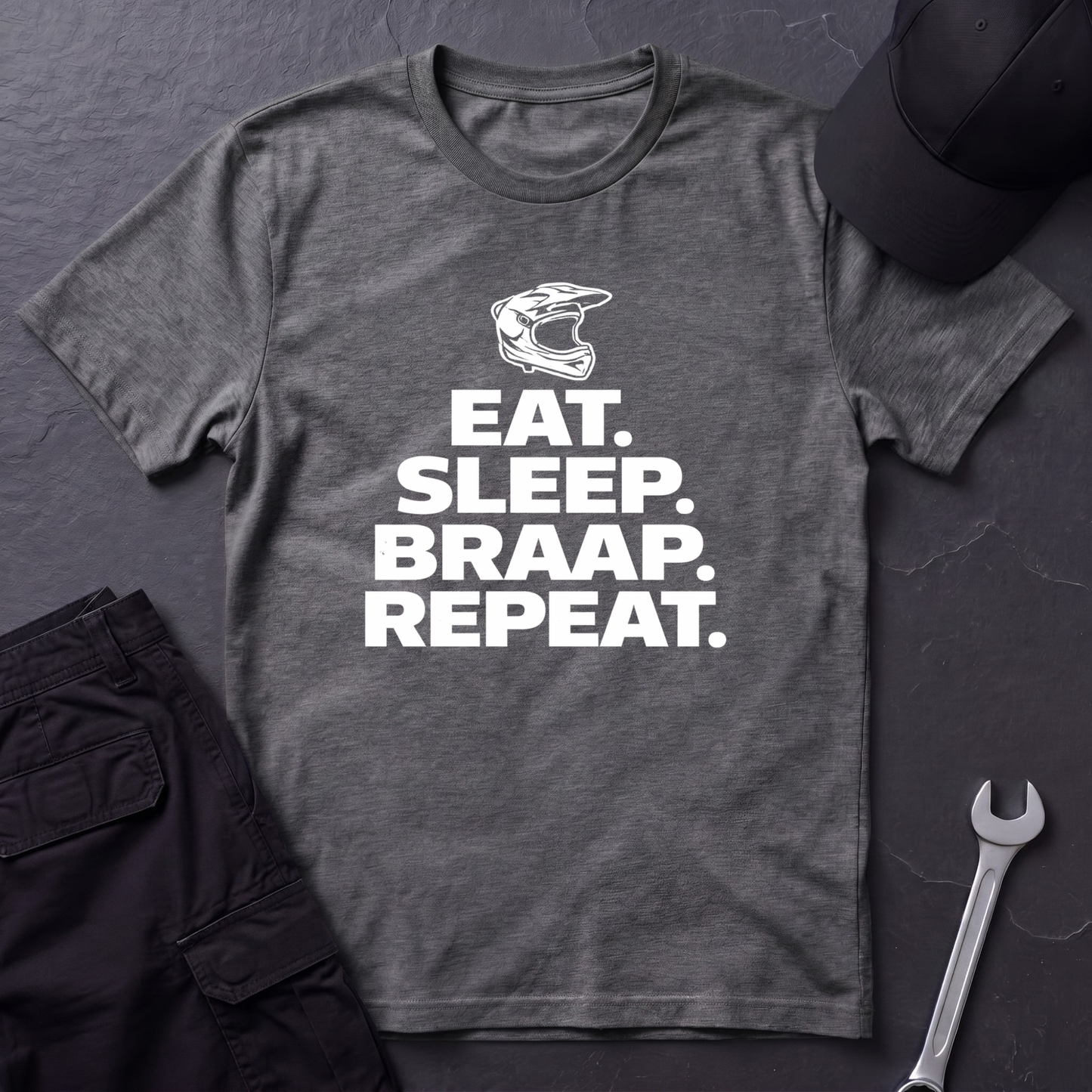 Eat. Sleep. Braap. Repeat. T-Shirt