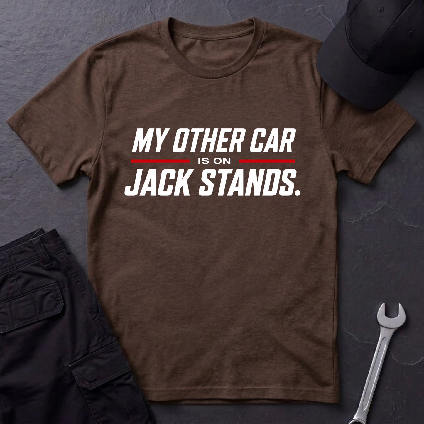 Other Car On Jack Stands  T-Shirt