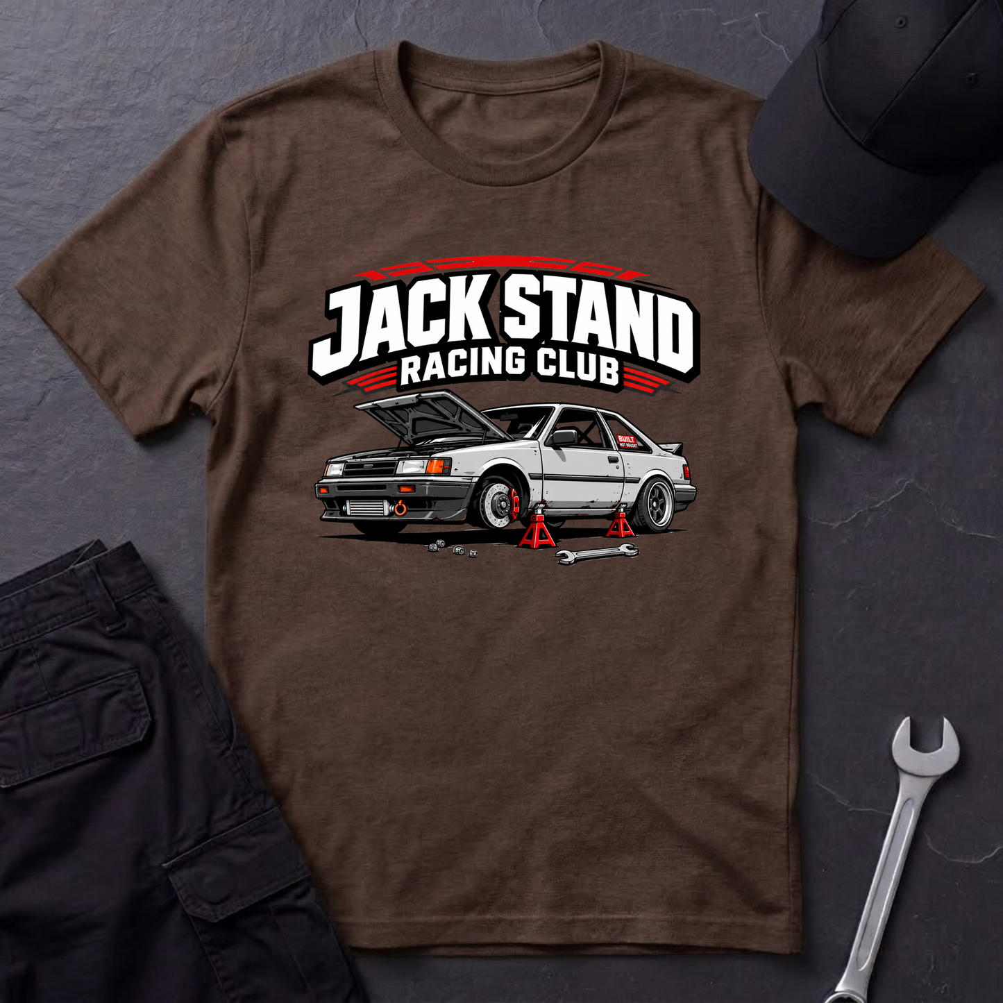 Jack Stand Racing Club  T-Shirt
