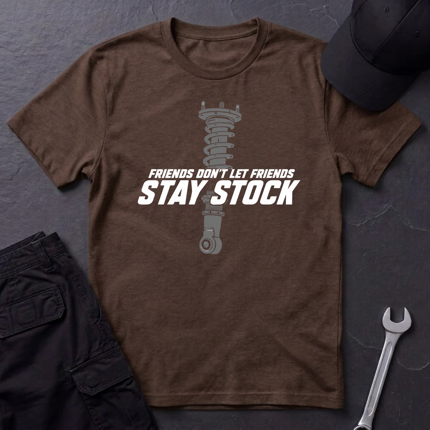 Friends Don't Stay Stock   T-Shirt
