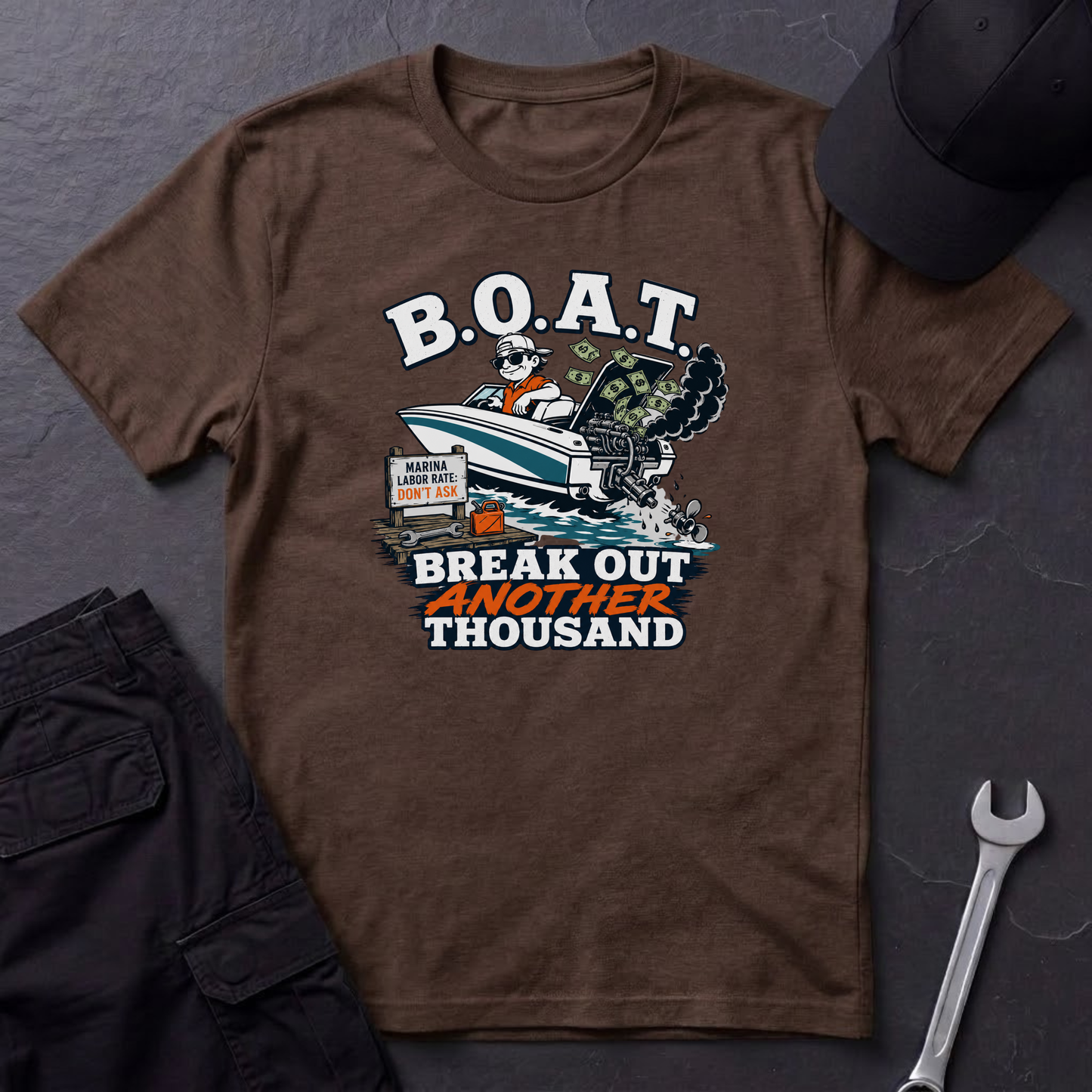 B.O.A.T. Design T-Shirt