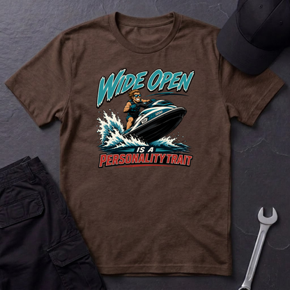 Wide Open jet Ski   T-Shirt