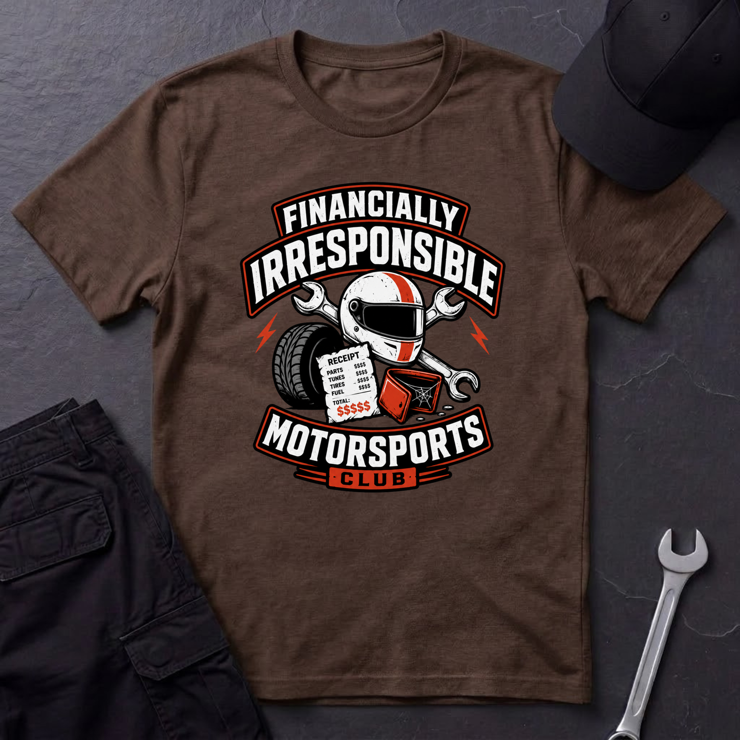 Financially Irresponsible Motorsports  T-Shirt