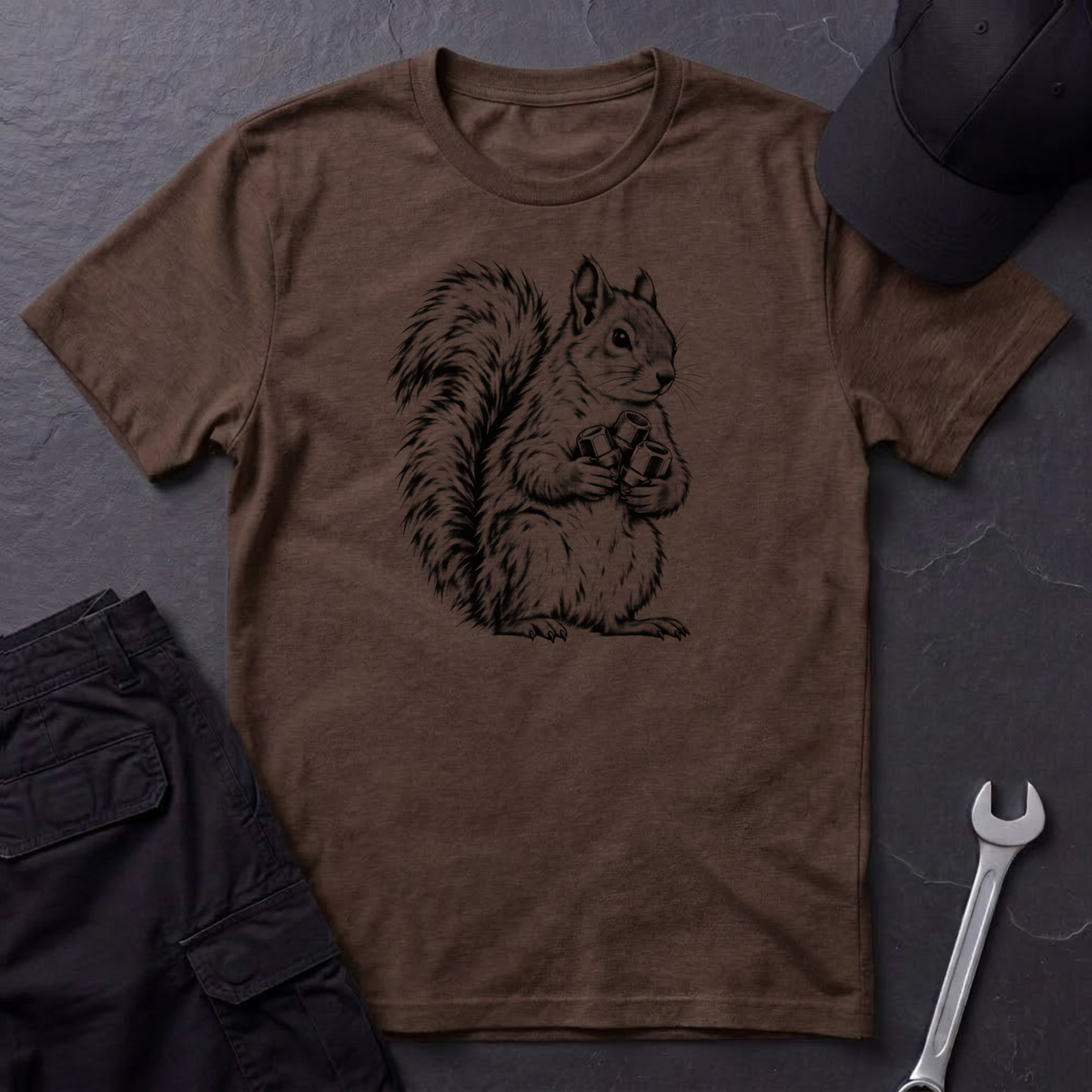 Gathering Nuts  T-Shirt