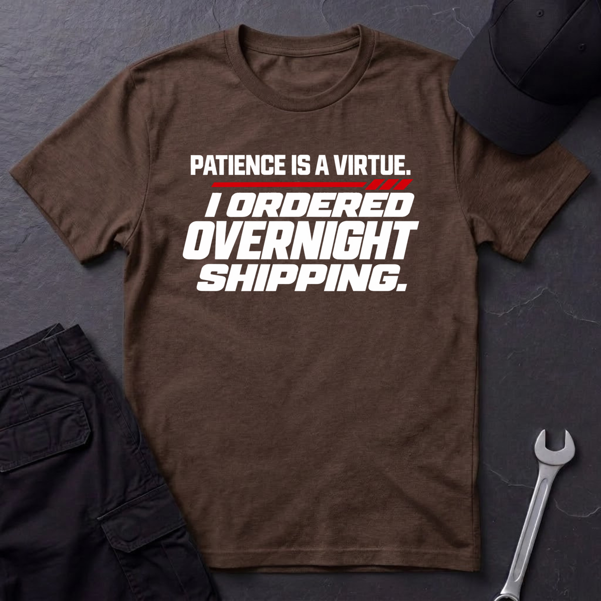 Patience Is A Virtue.  T-Shirt