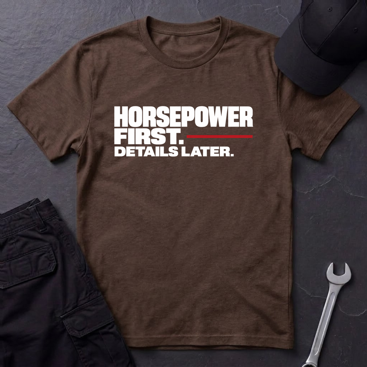 Horsepower First.   T-Shirt