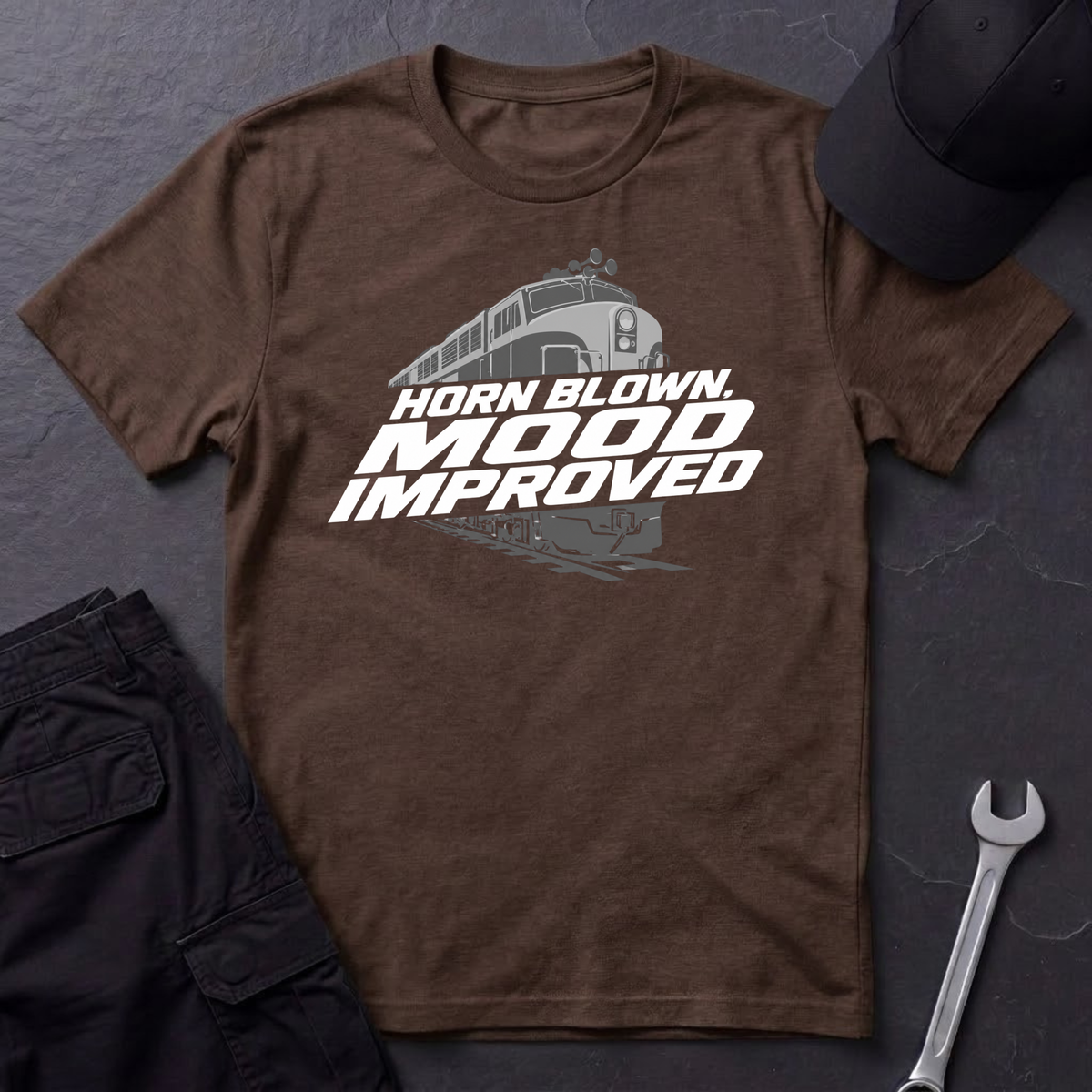 Horn Blown, Train   T-Shirt