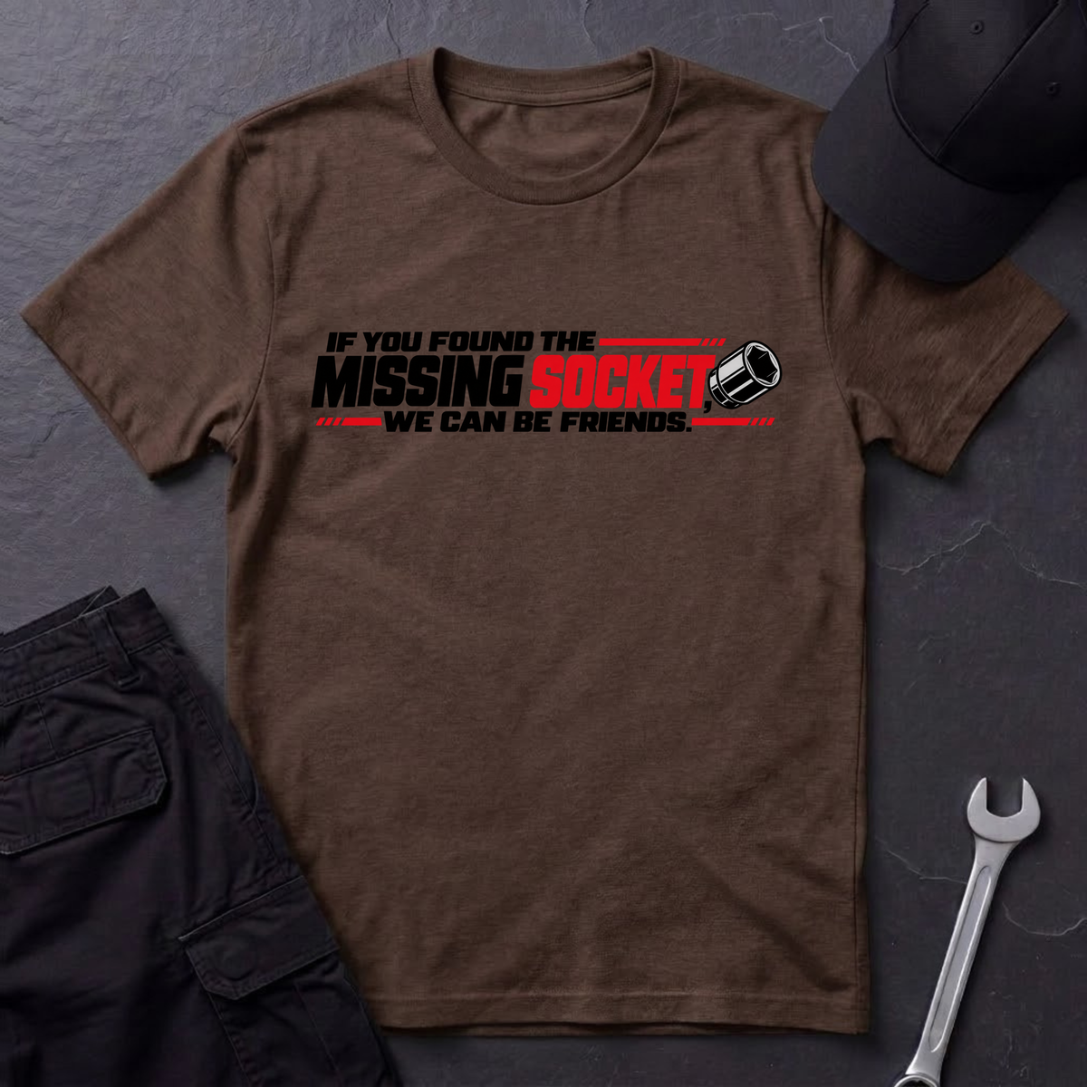 Missing Socket   T-Shirt