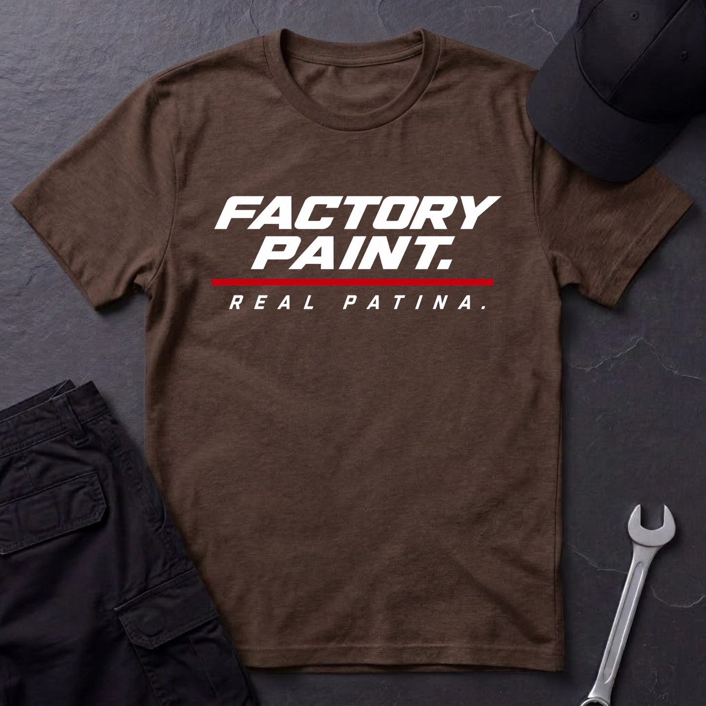 Factory Paint.   T-Shirt