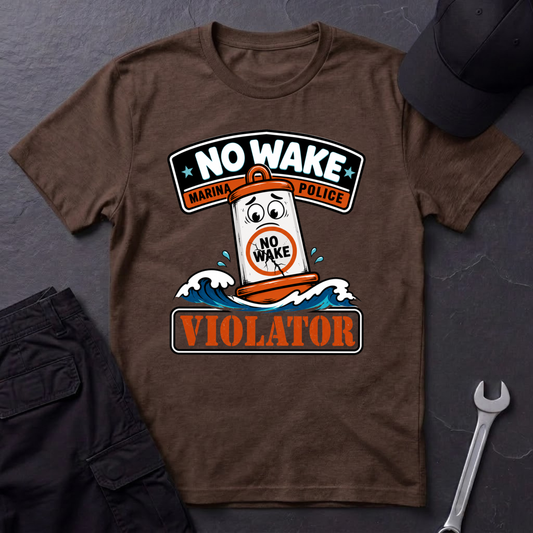 No Wake Violator  T-Shirt