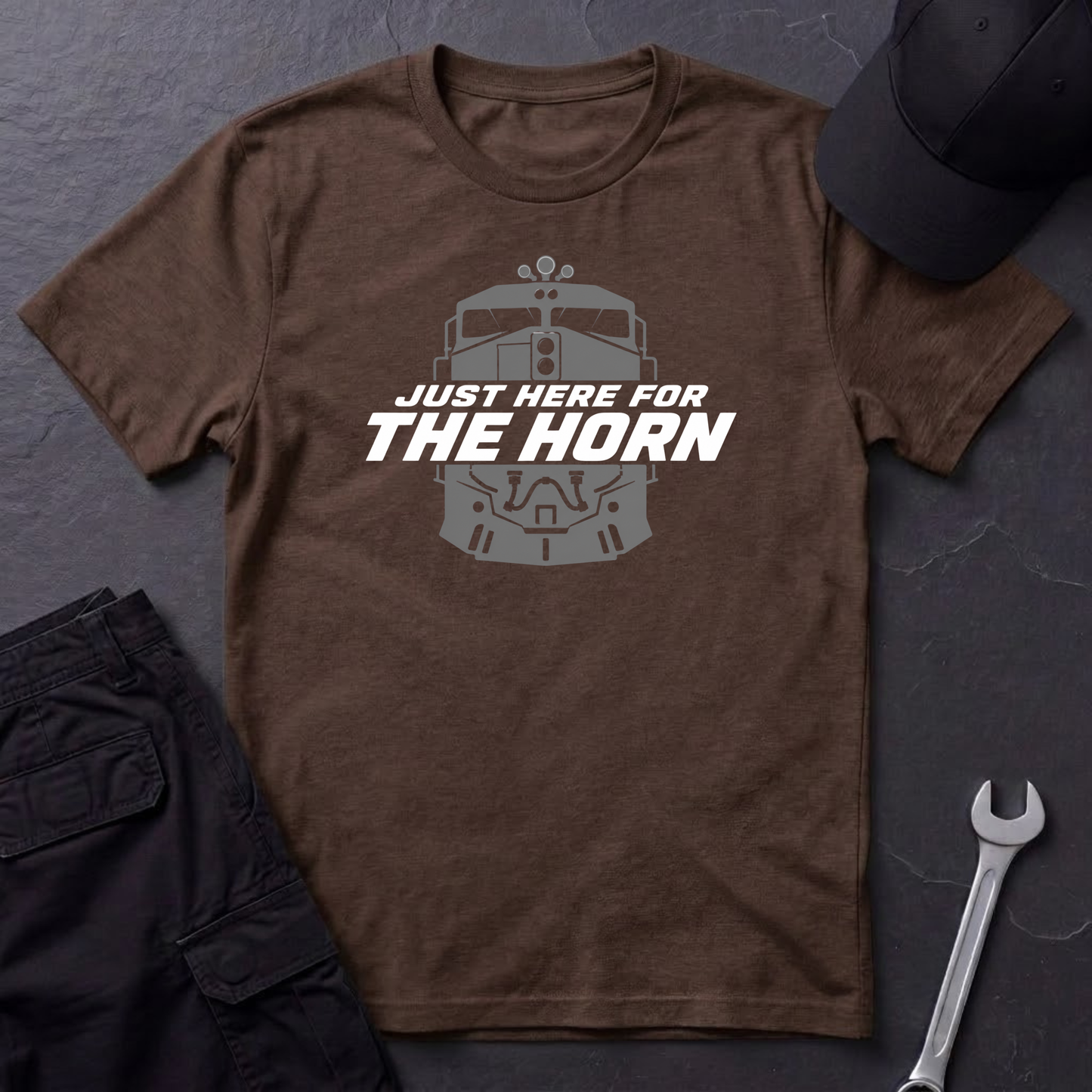 Just Here For The Horn   T-Shirt