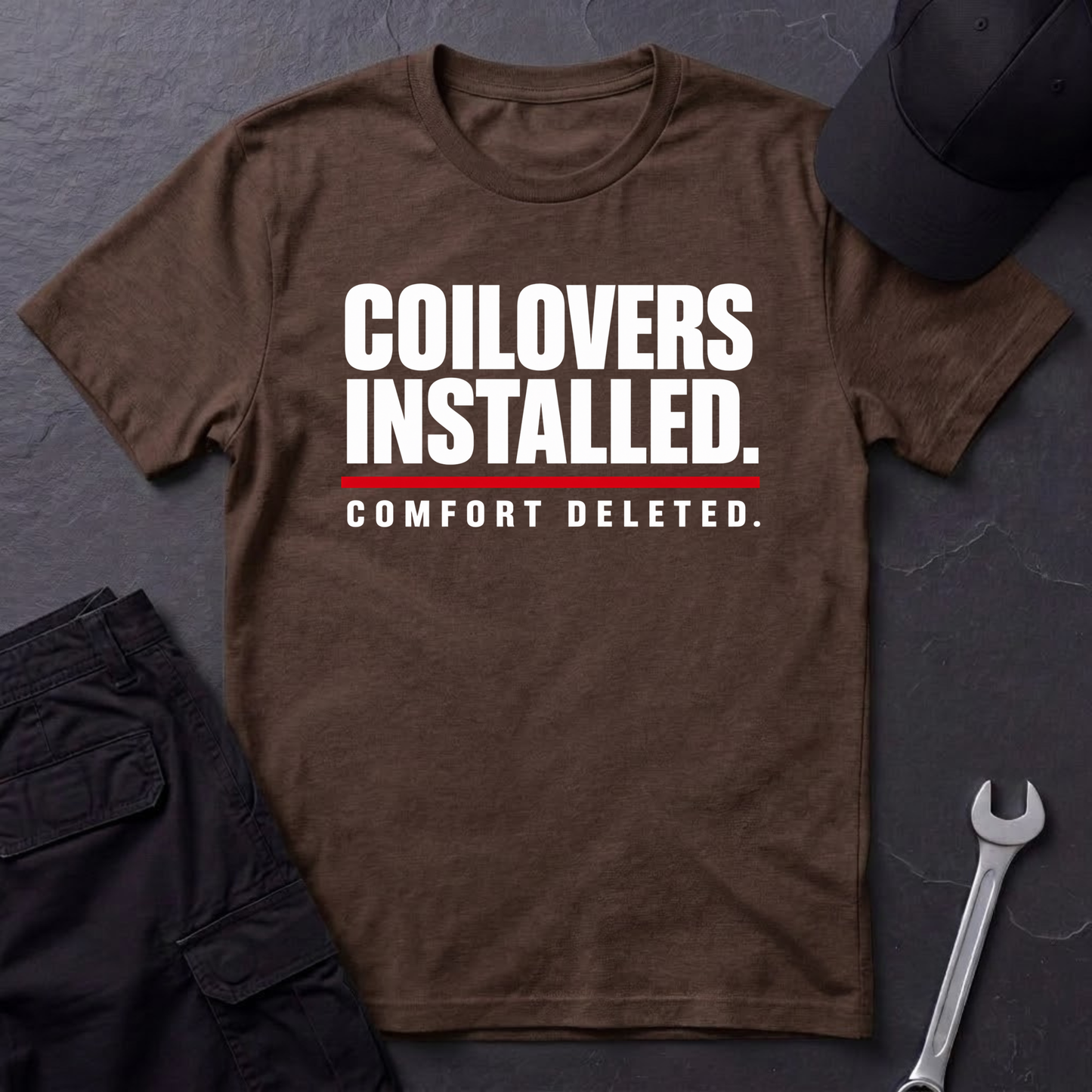 Coilovers Installed.   T-Shirt