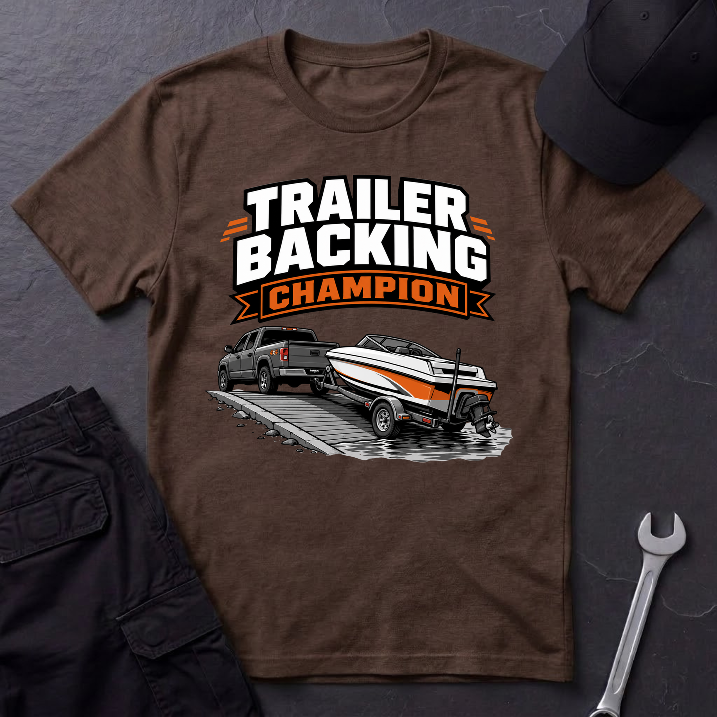 Trailer Backing Champion  T-Shirt
